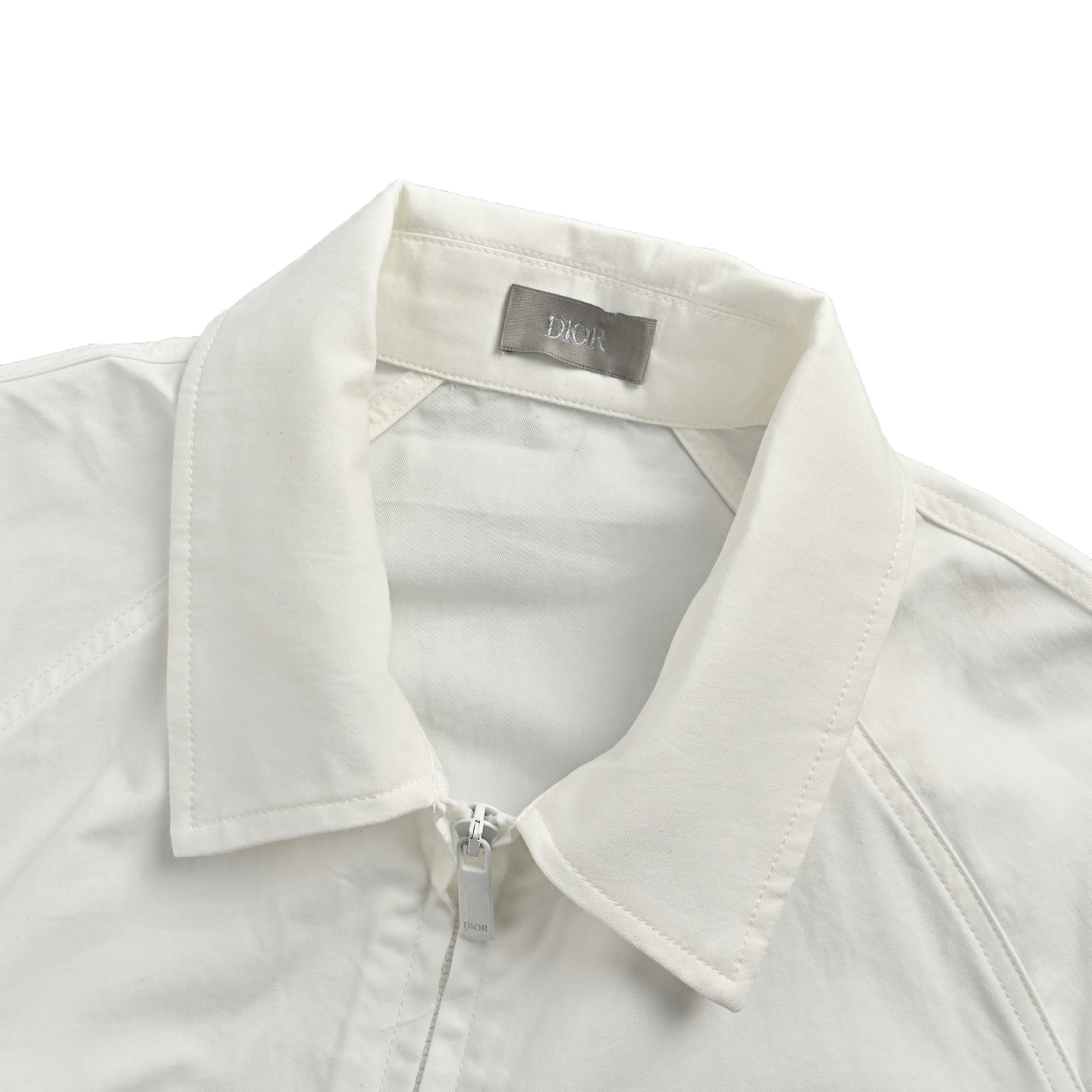 Dior/迪奥 25ss 口袋刺绣徽标拉链衬衫夹克外套