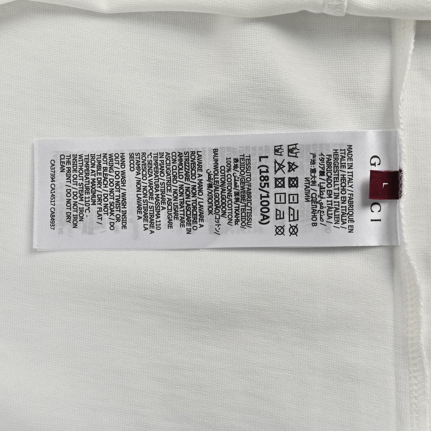 Gucci/古驰 25ss 1921行李员徽章印花短袖 米白色-Chinese UA Cheap High Quatity Brand Clothes Bags handbags Sneakers wholesale wholesaler seller from China Factory suppliers Fashion Clothing Shoes best Quality Beautiful Price Gucci/古驰 25ss 1921行李员徽章印花短袖 米白色