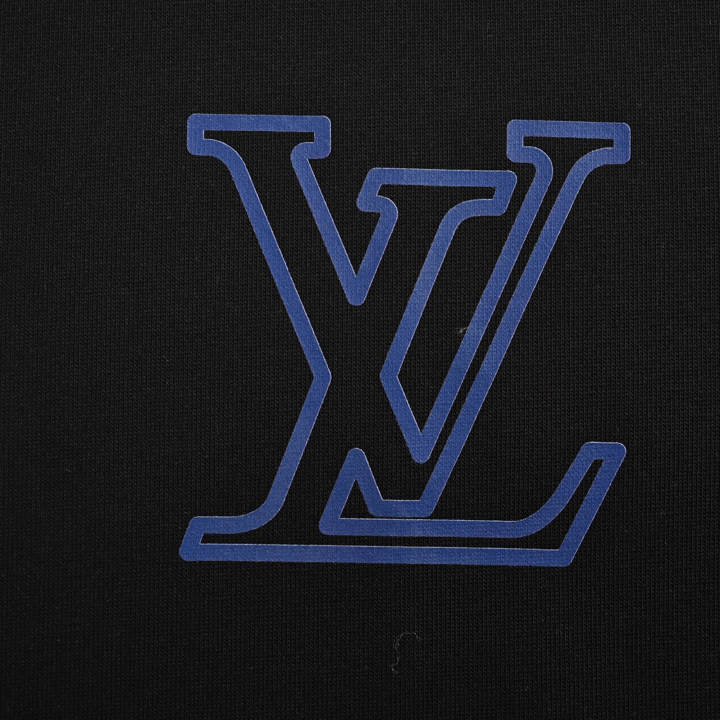 Louis Vuitton/路易威登 25蓝色字母logo印花短袖
