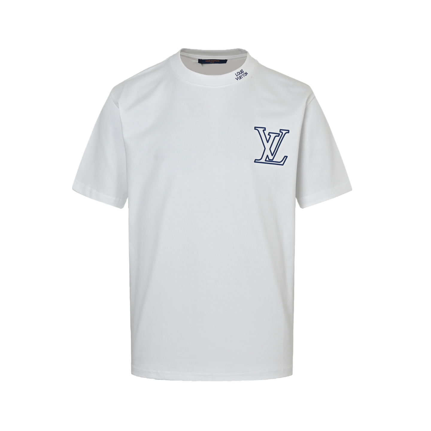 Louis Vuitton/路易威登 25蓝色字母logo印花短袖