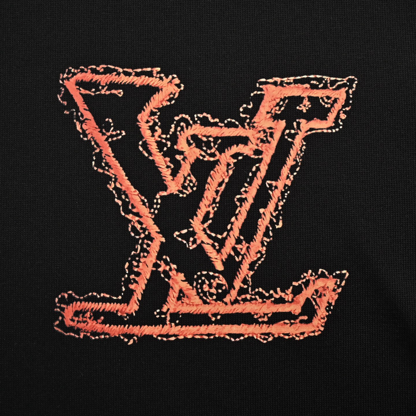 Louis Vuitton/路易威登 25ss 后背大字母logo印花短袖