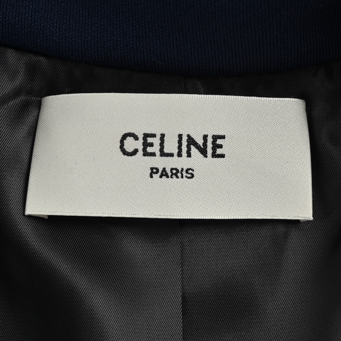 Celine/赛琳 24Fw 织带植绒logo外套