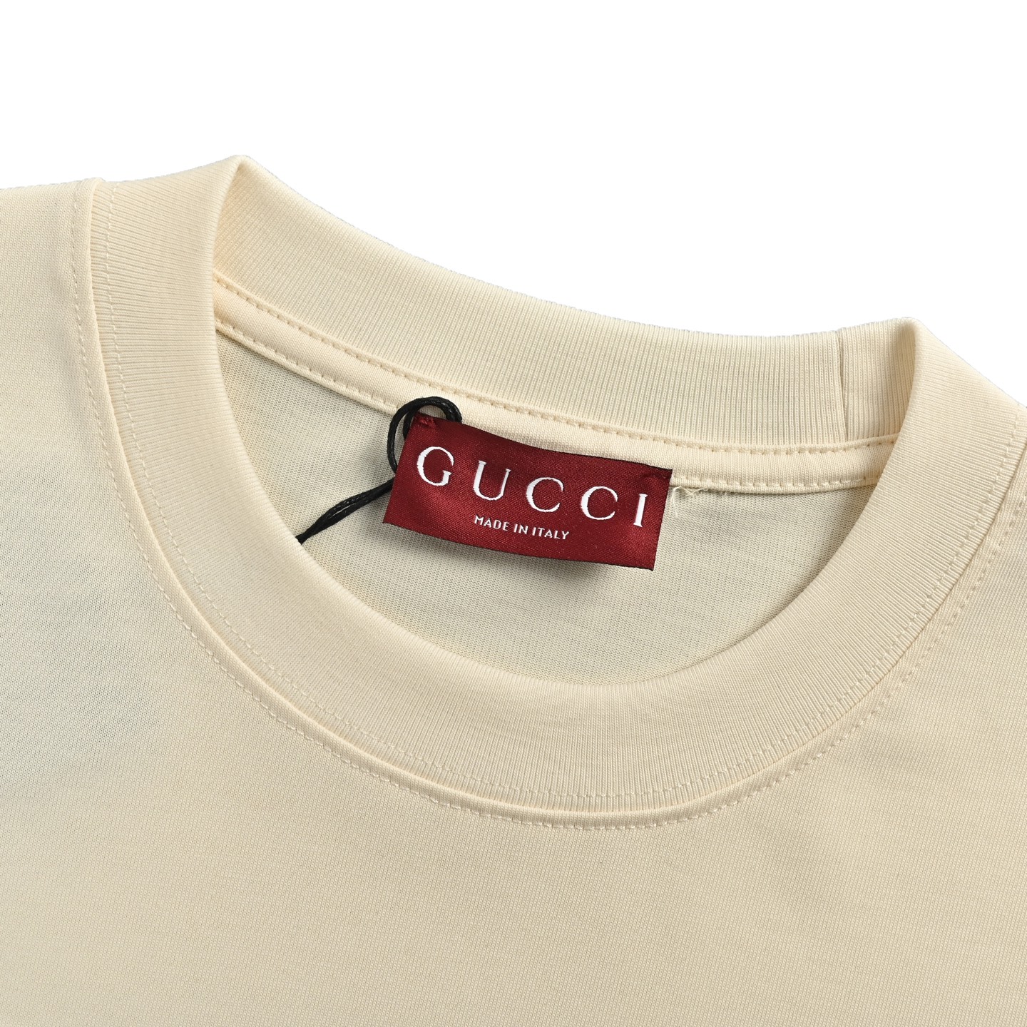 Gucci/古驰 25ss 草写字母logo刺绣短袖