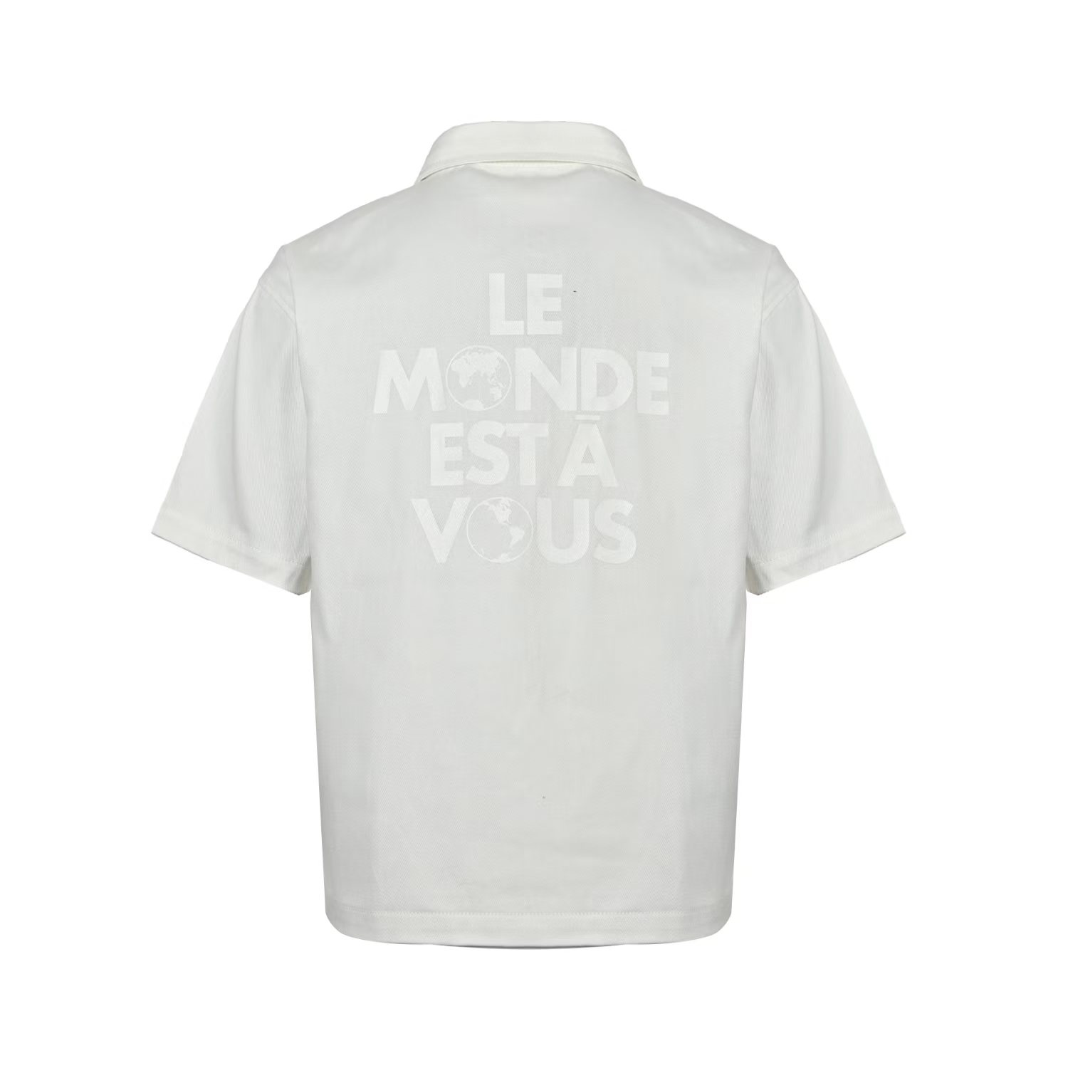 Louis Vuitton/路易威登 25ss 皮标口袋牛仔短袖衬衫