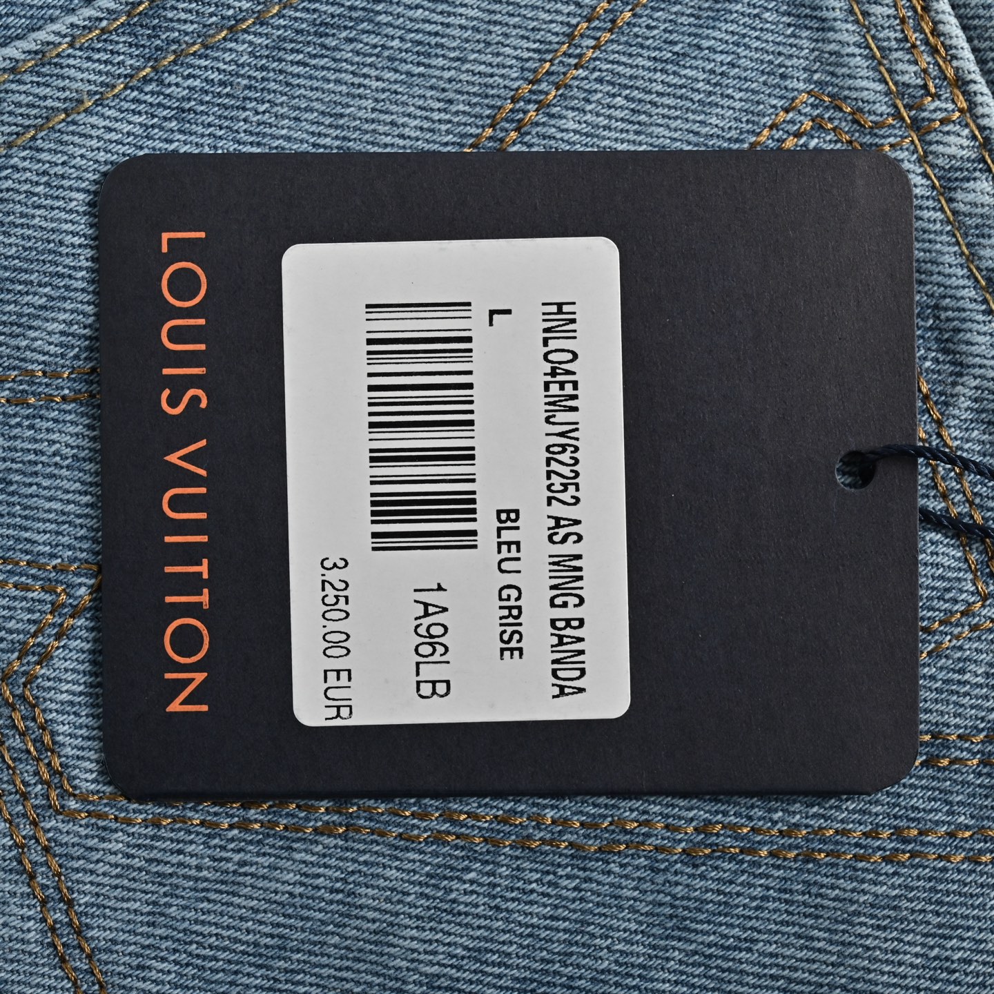 Louis Vuitton/路易威登 25ss 刺绣口袋牛仔短裤