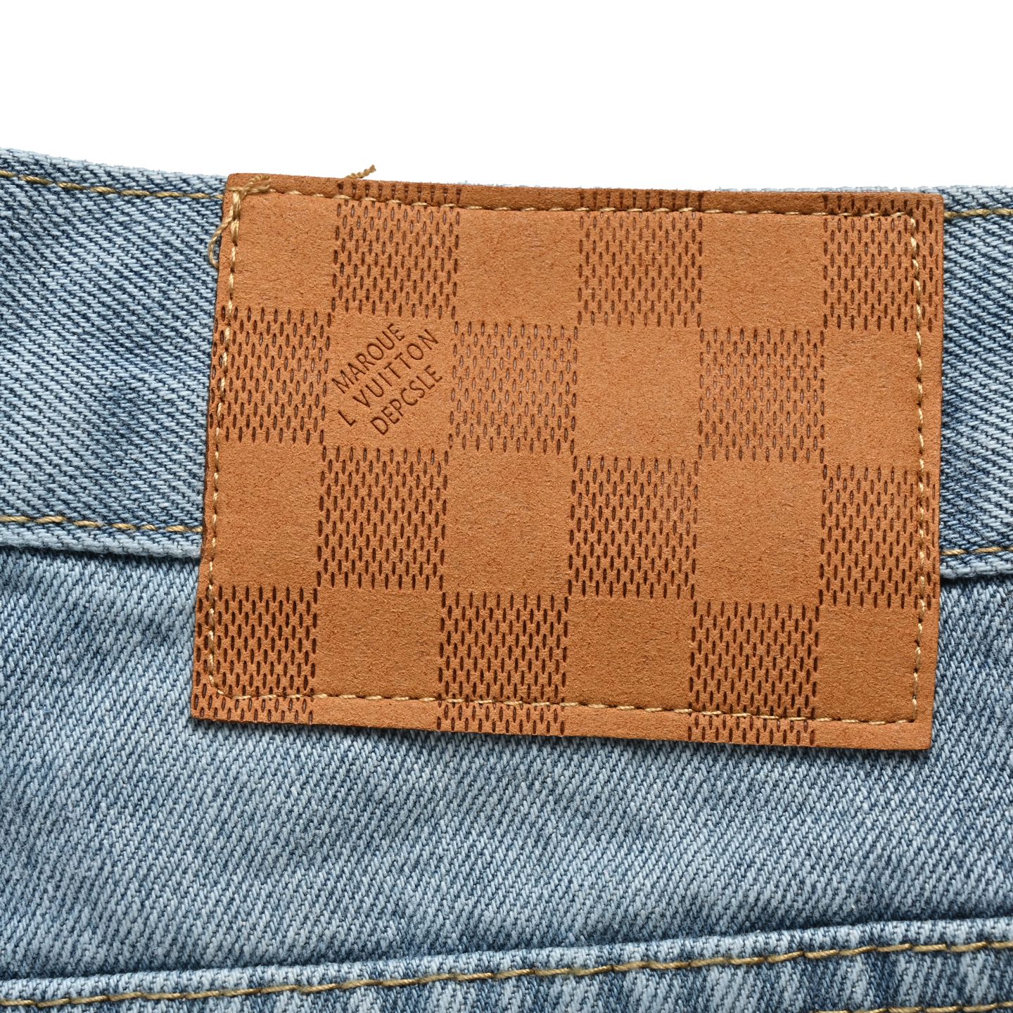 Louis Vuitton/路易威登 25ss 刺绣口袋牛仔短裤