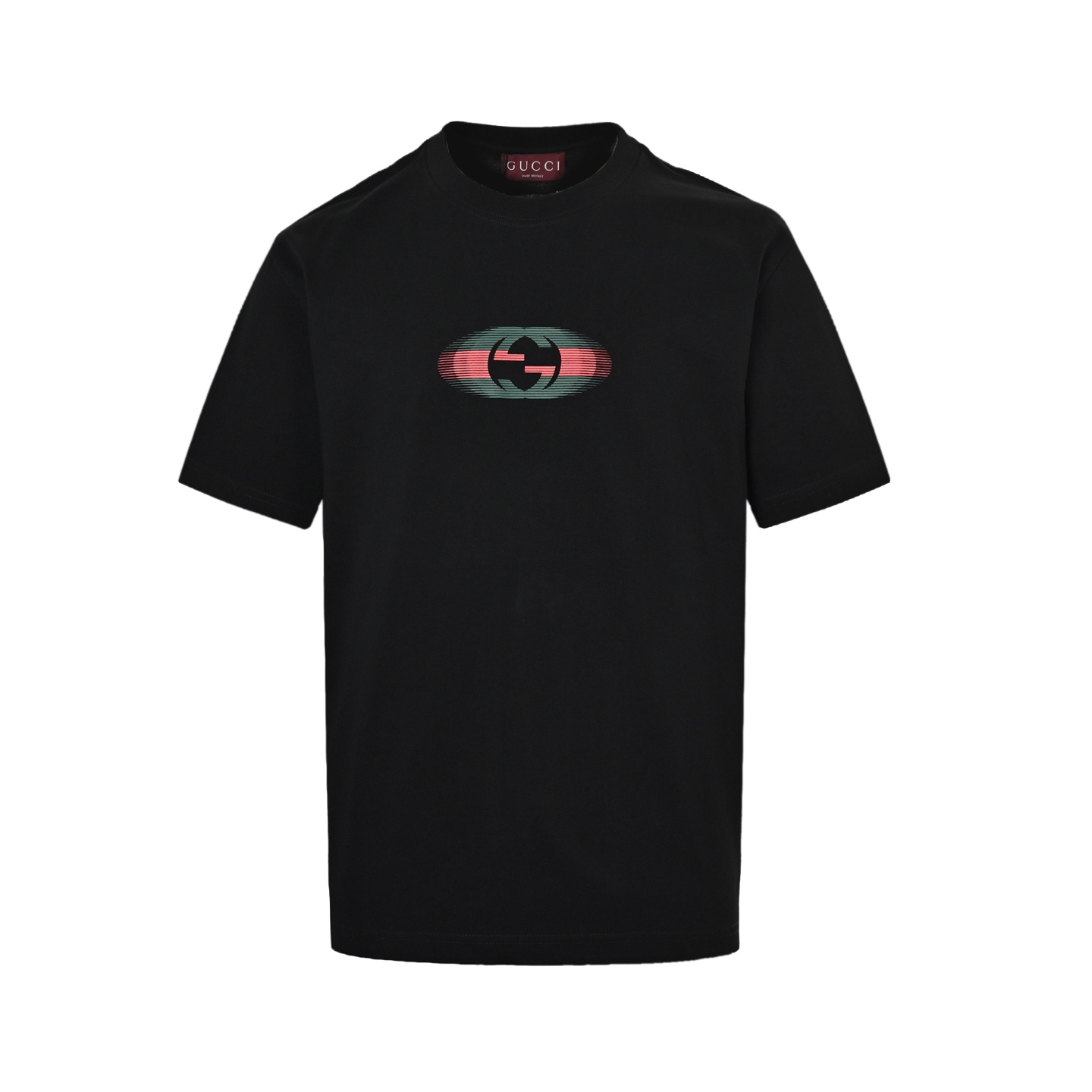 Gucci/古驰 25ss 阴影双G后背字母logo短袖