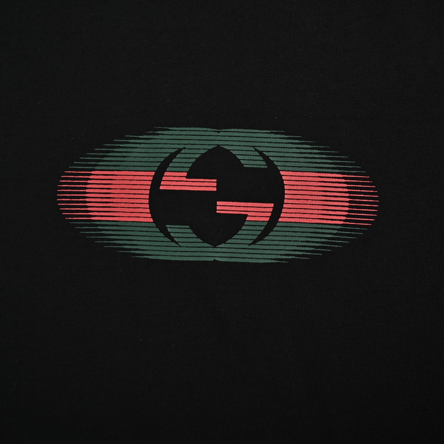 Gucci/古驰 25ss 阴影双G后背字母logo短袖