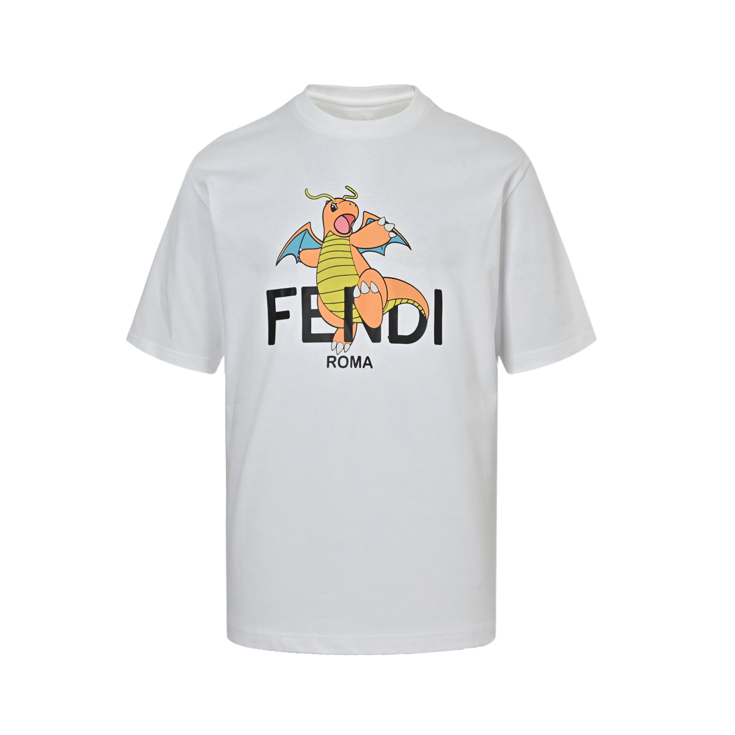 Fendi/芬迪 24ss 宝可梦联名小火龙印花短袖