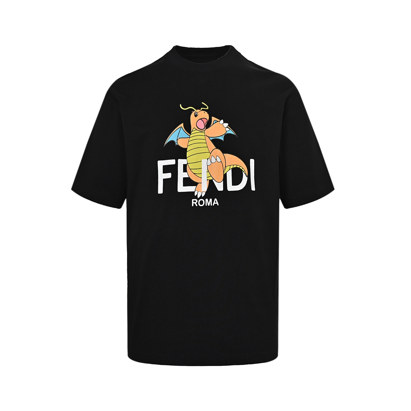 Fendi/芬迪 24ss 宝可梦联名小火龙印花短袖