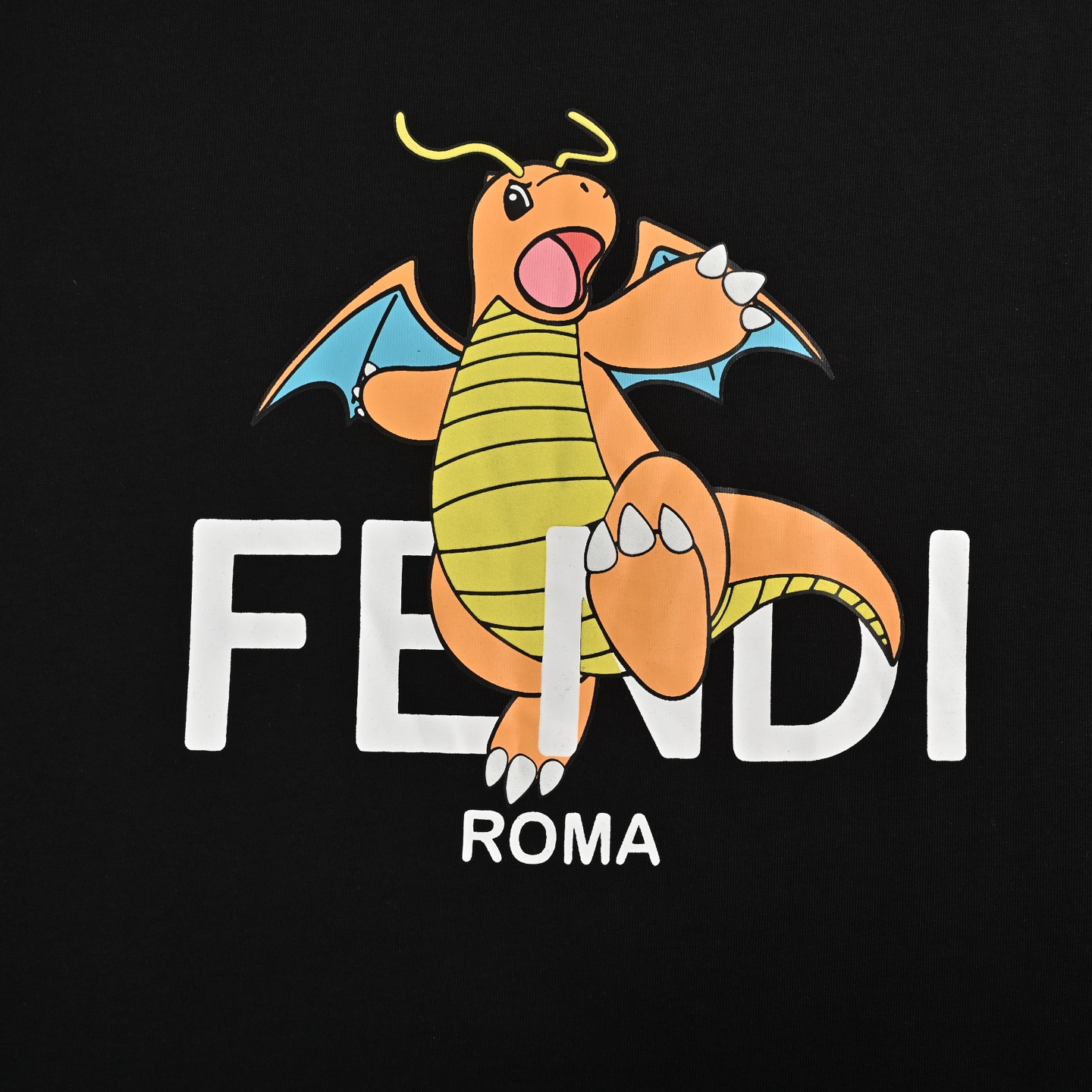 Fendi/芬迪 24ss 宝可梦联名小火龙印花短袖