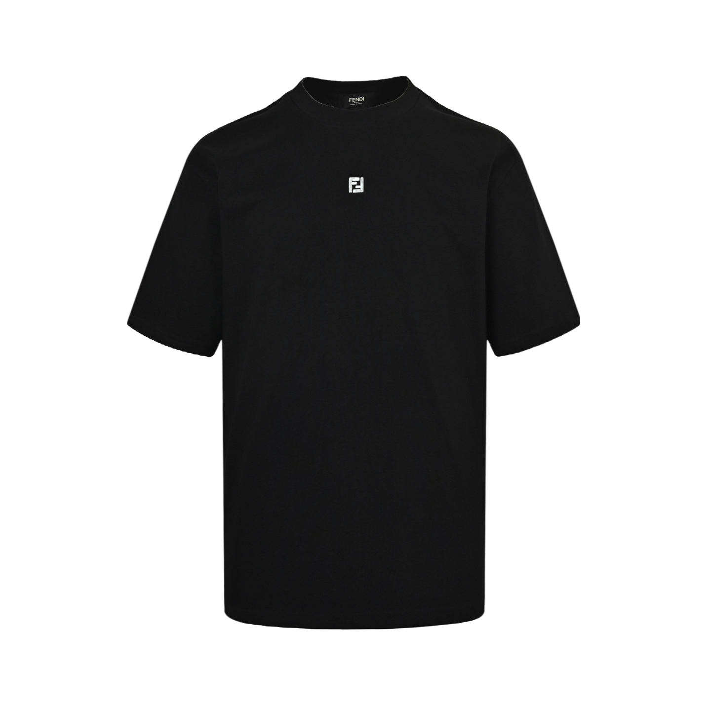 Fendi/芬迪 24ss FF银标压胶logo短袖