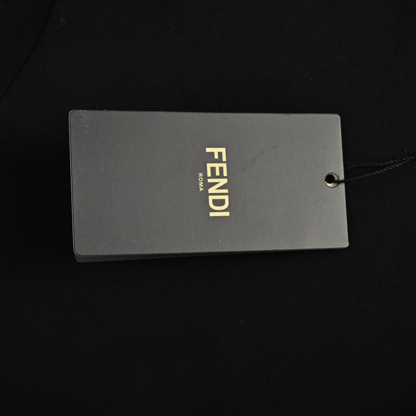 Fendi/芬迪 24ss FF银标压胶logo短袖