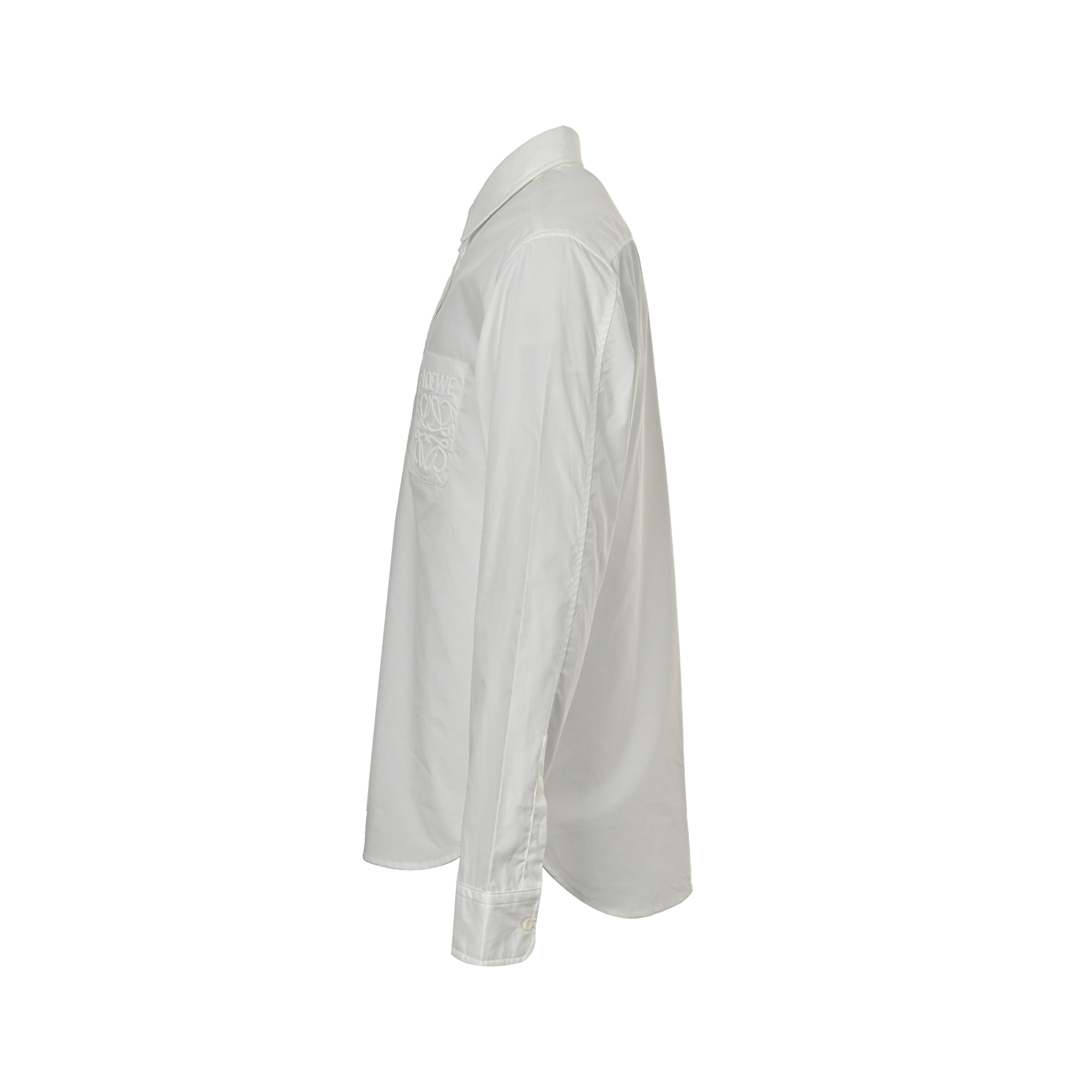 Loewe/路易威登 25ss Anagram口袋刺绣衬衫