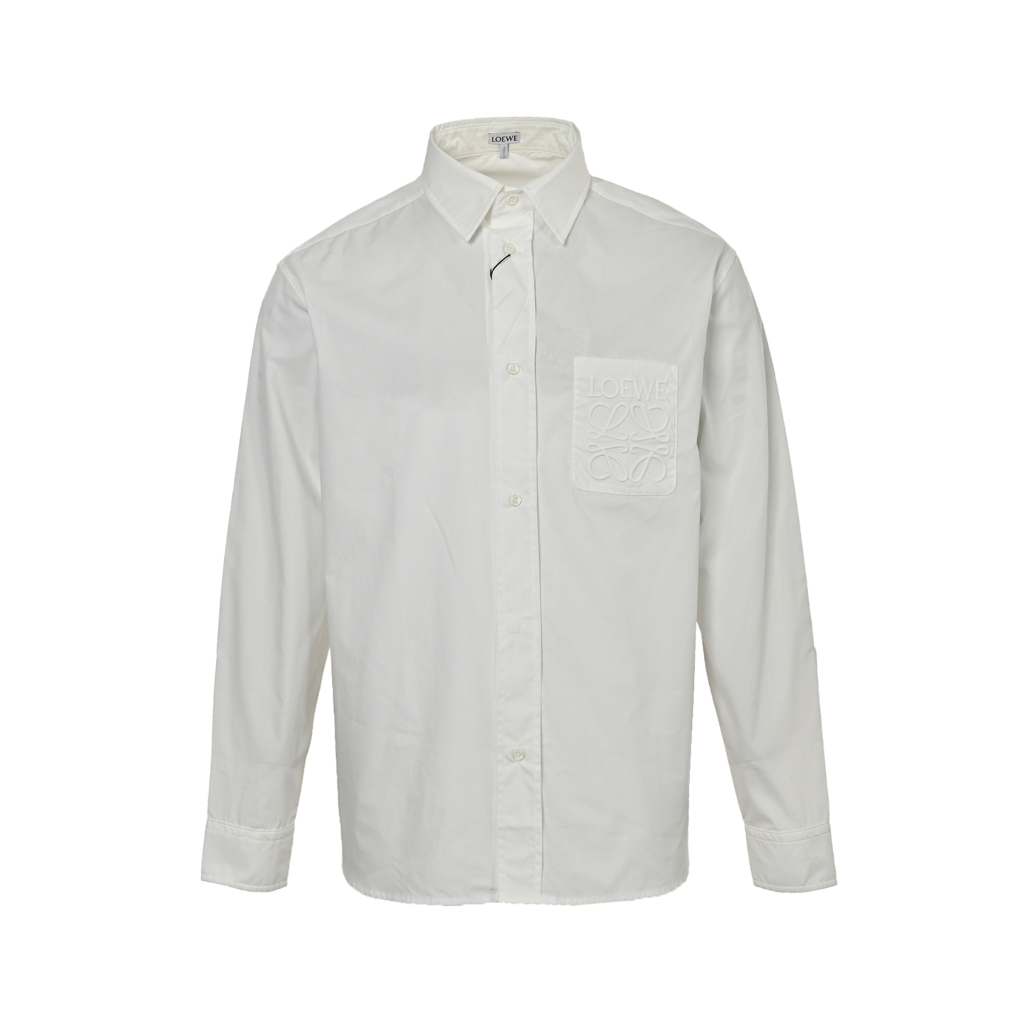 Loewe/路易威登 25ss Anagram口袋刺绣衬衫