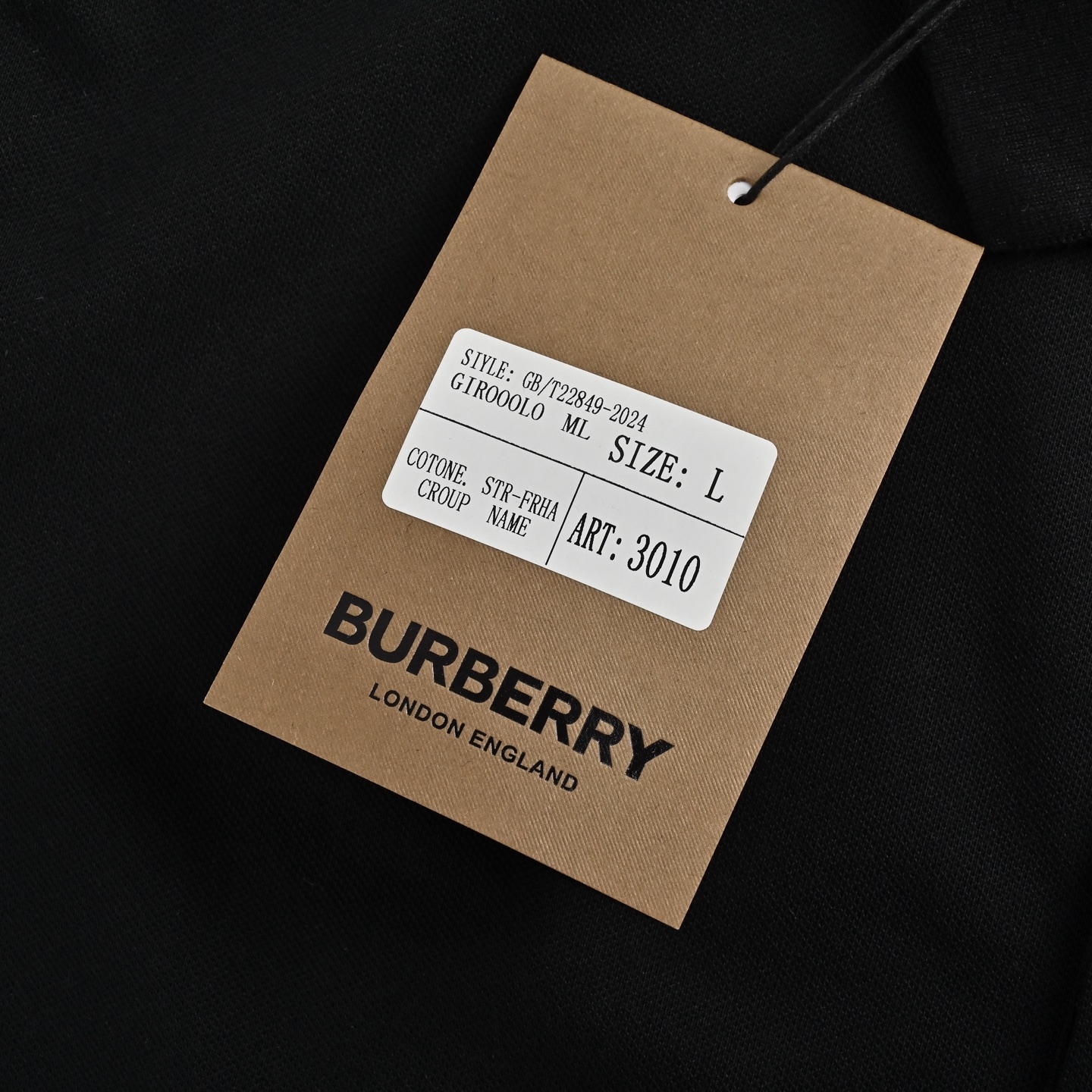 Burberry/巴宝莉 25ss 横条战马印花Polo短袖