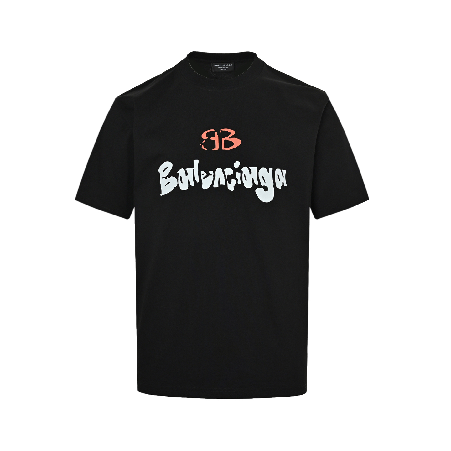 Balenciaga/巴黎世家 25ss 涂鸦字母印花短袖