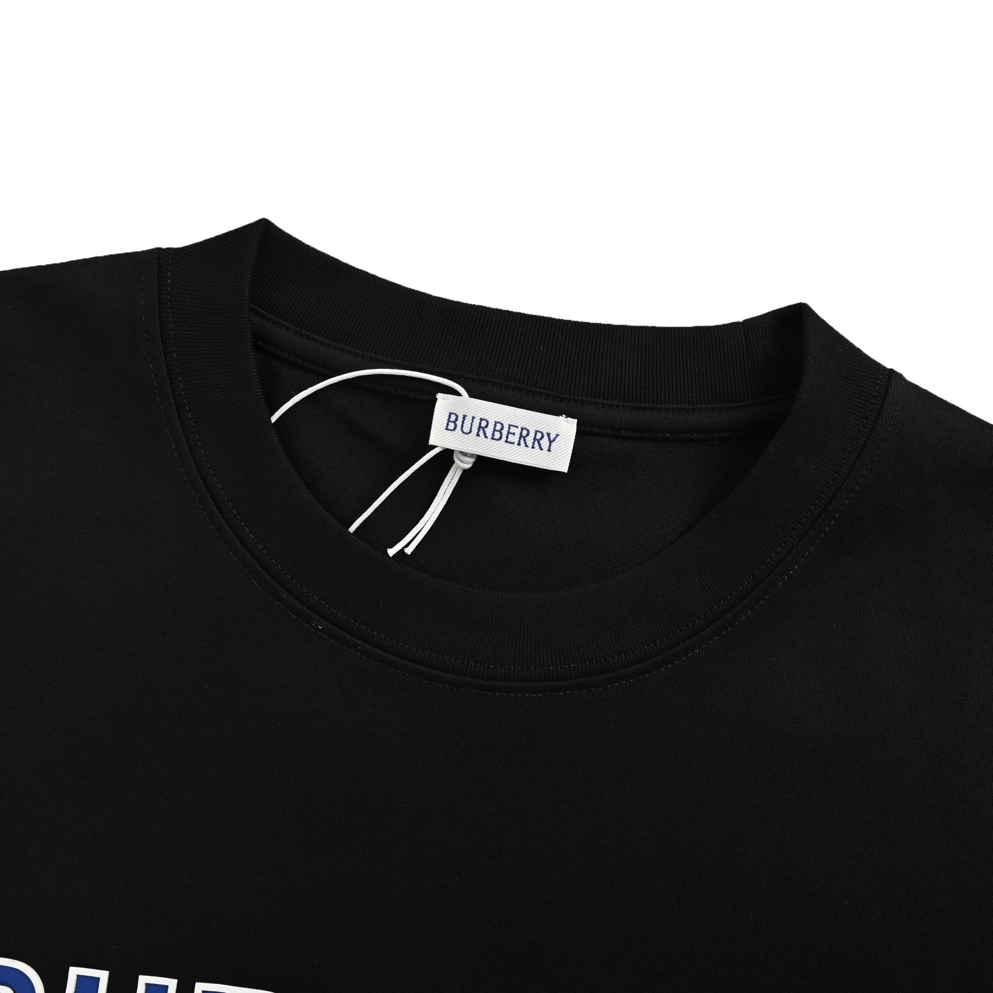 Burberry/巴宝莉 25ss 压胶蓝色字母印花短袖