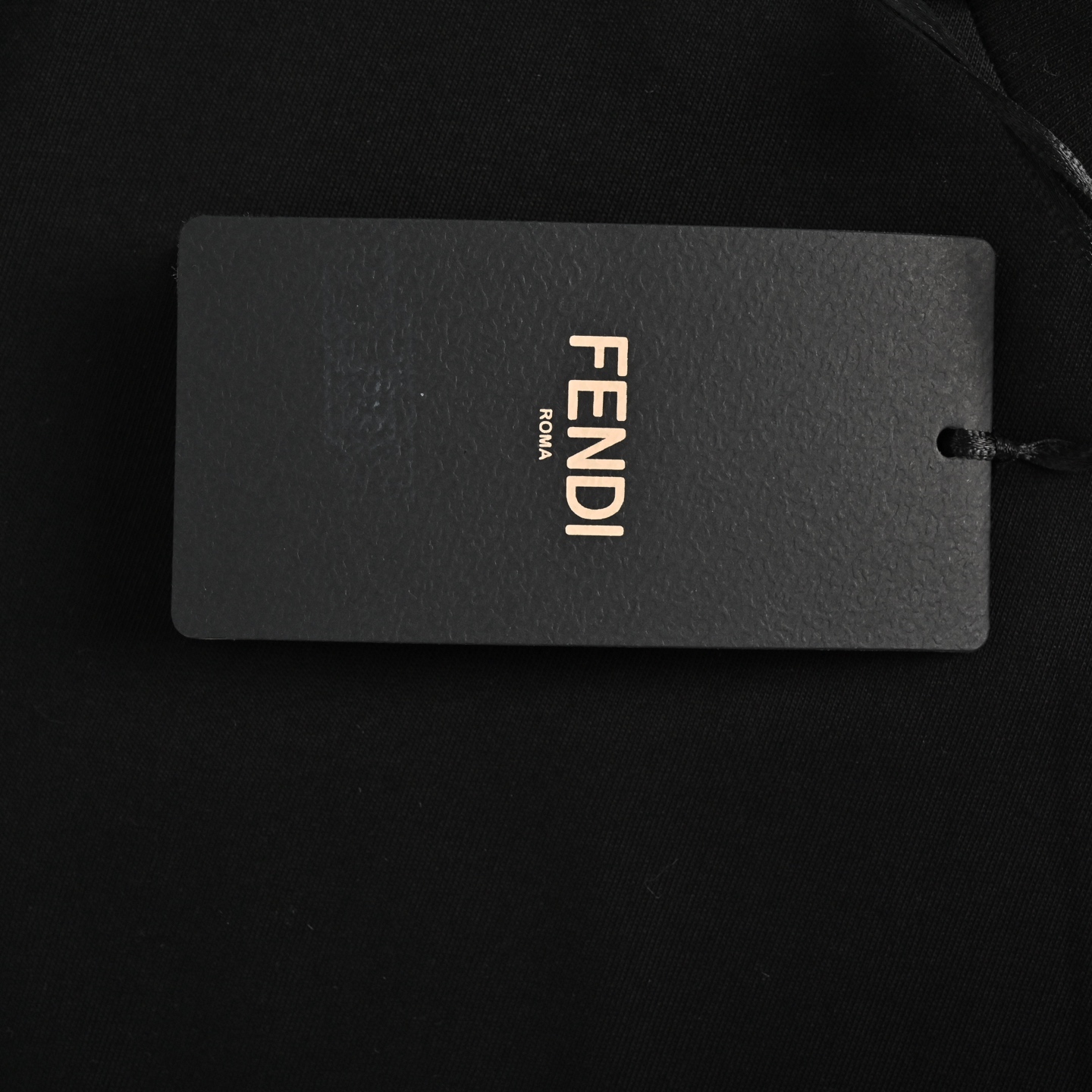 Fendi/芬迪 FF彩绣口袋拉链短袖
