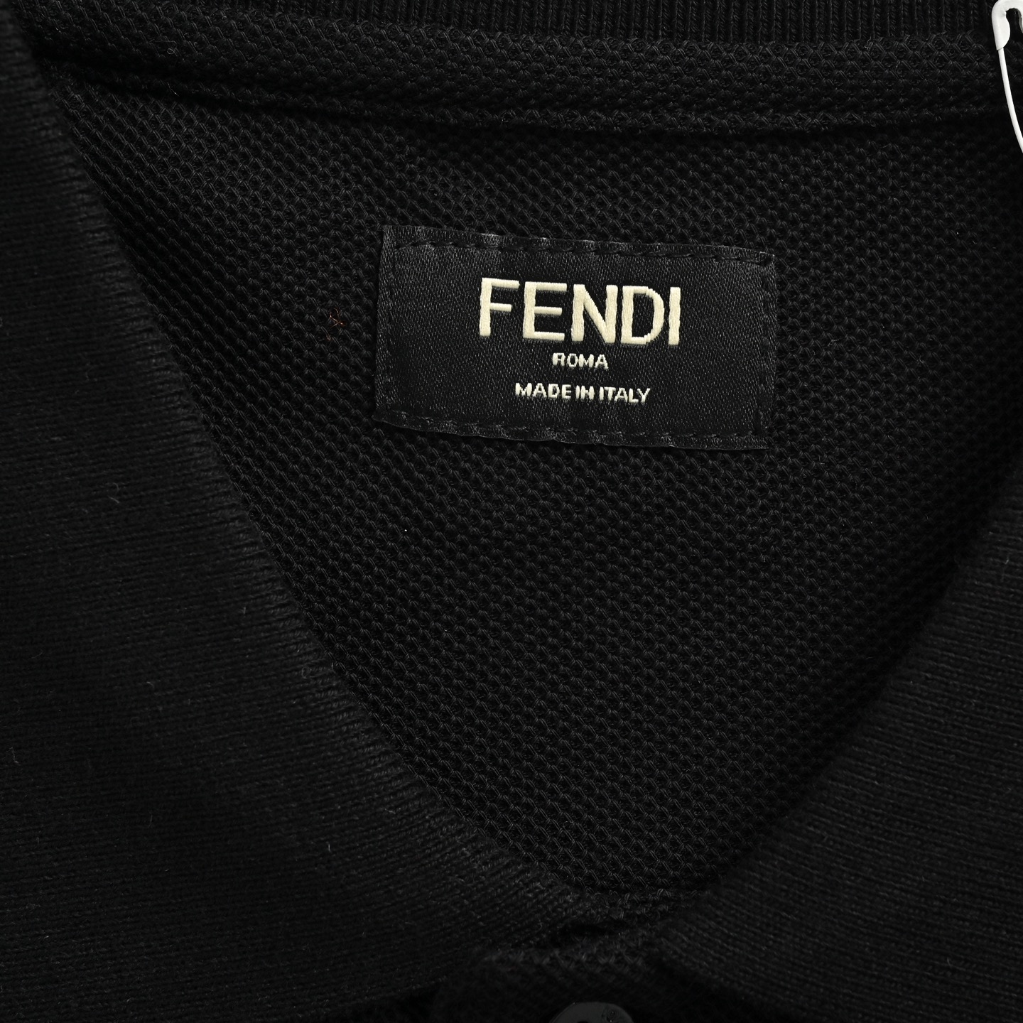 Fendi/芬迪 FF彩绣口袋拉链Polo短袖