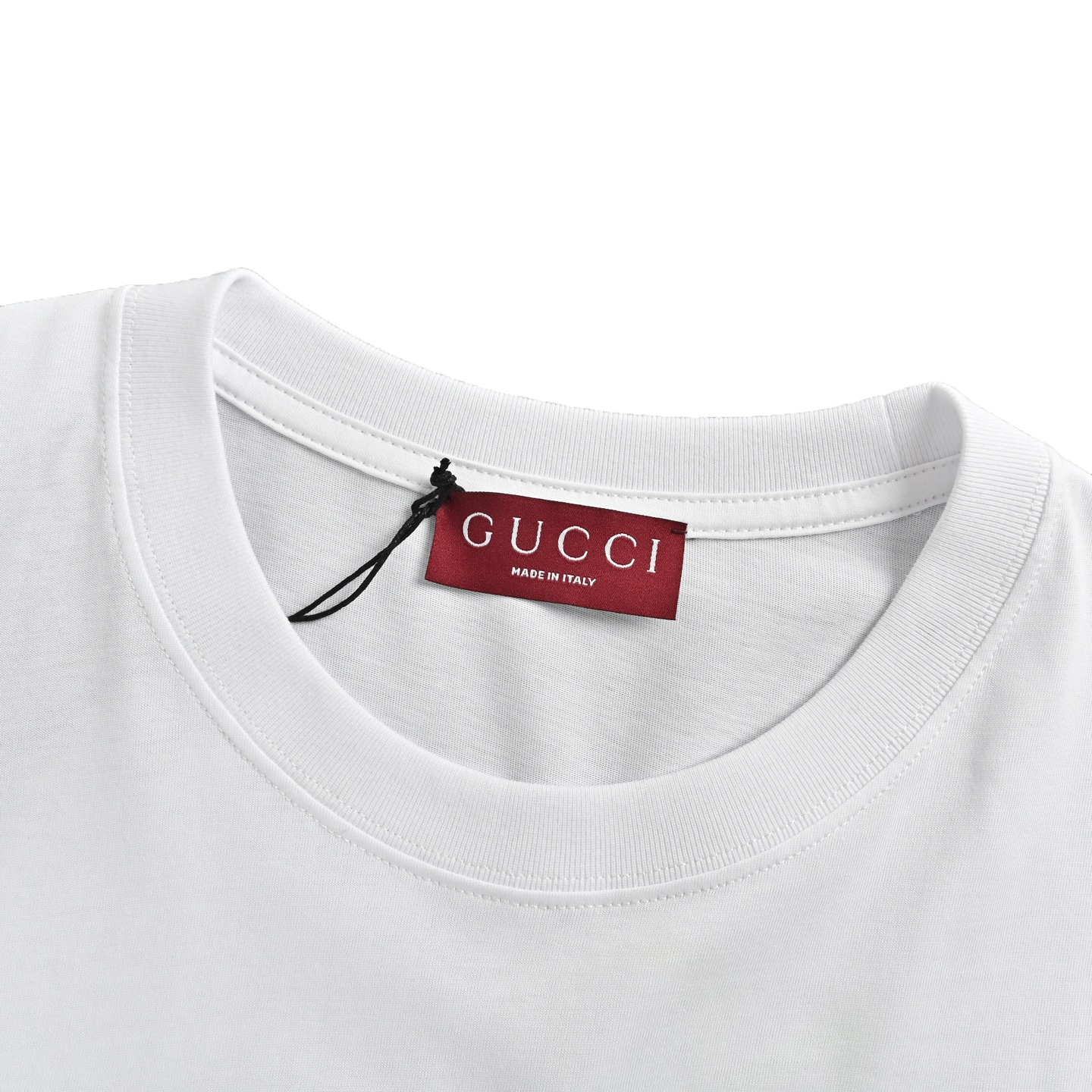 Gucci/古驰 25ss 冲浪荧光绿绒面印花短袖