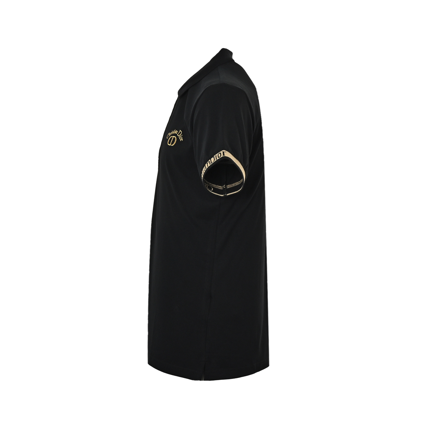 Dior/迪奥 25ss CD金线刺绣字母Polo短袖