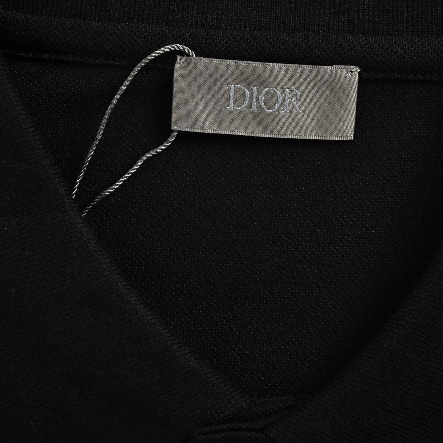 Dior/迪奥 25ss CD金线刺绣字母Polo短袖