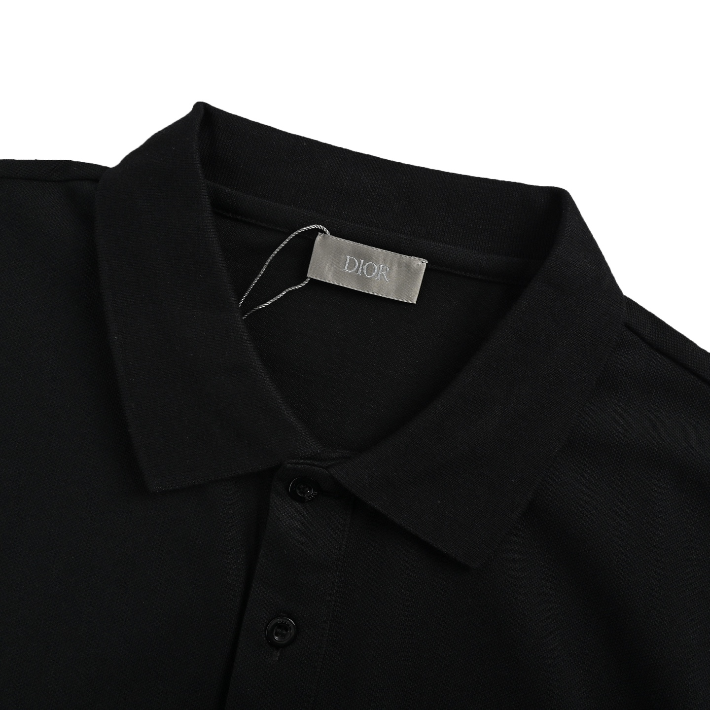 Dior/迪奥 25ss CD金线刺绣字母Polo短袖