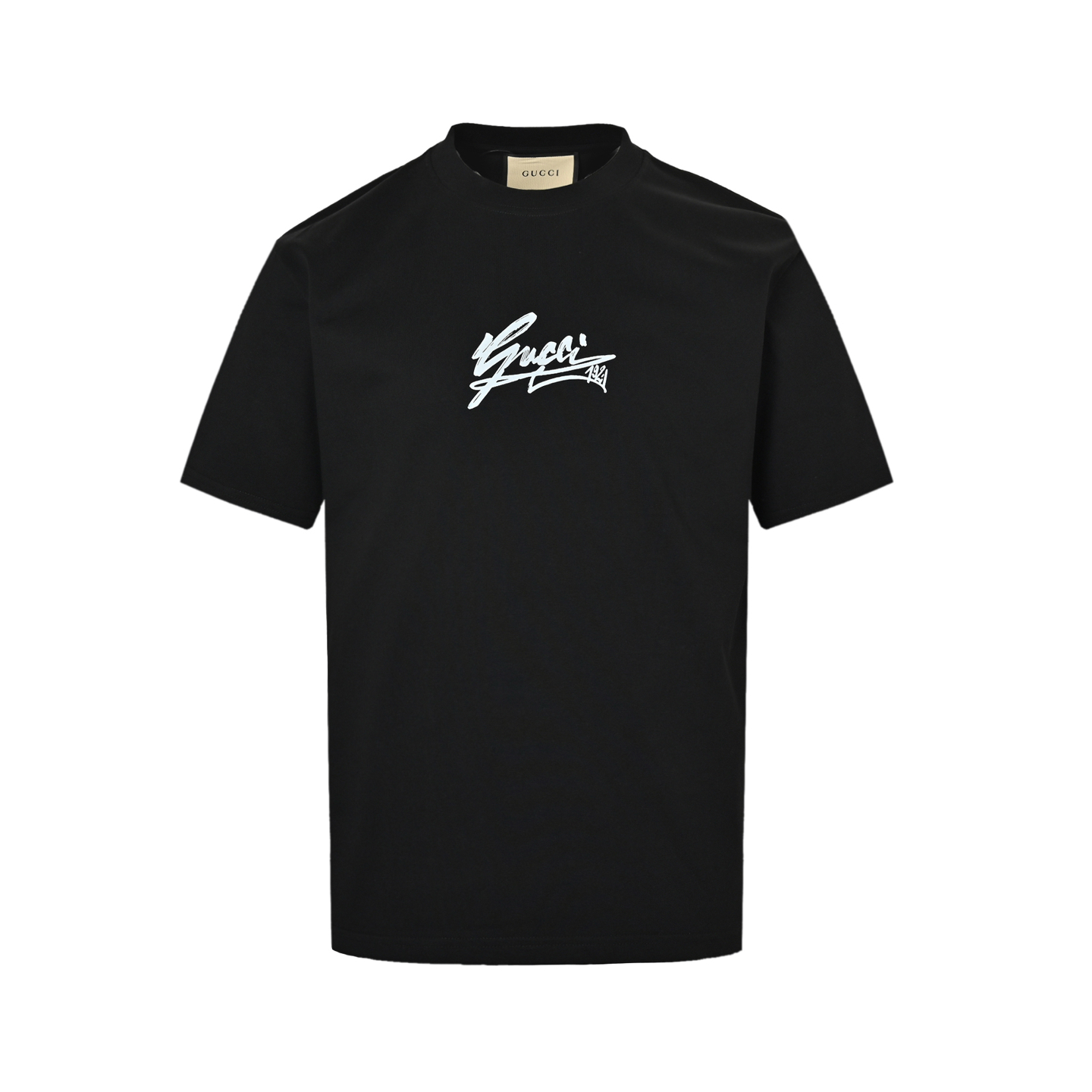 Gucci/古驰 25ss 涂鸦签名字母印花短袖