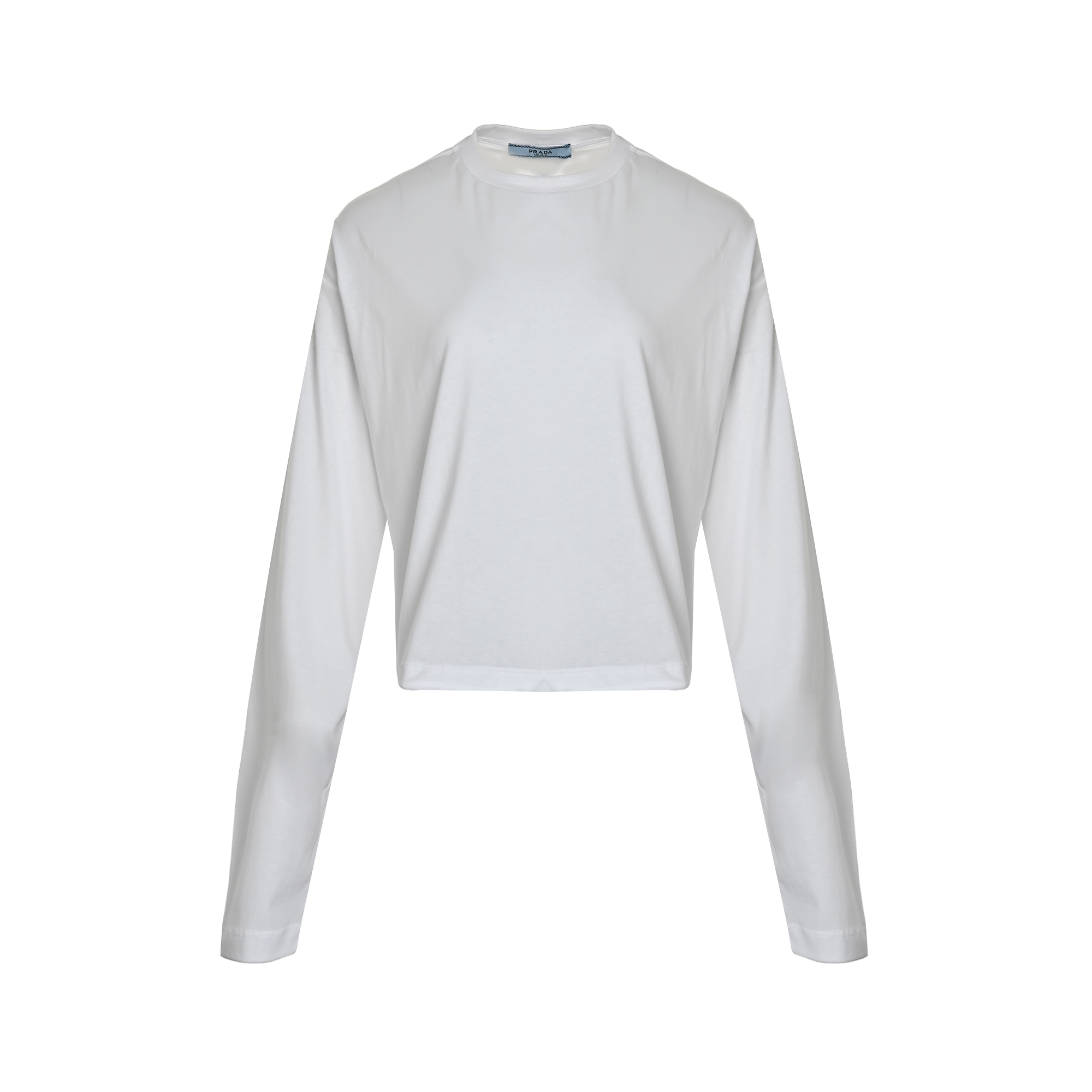 Prada/普拉达 25ss 女款三角布标长袖T恤