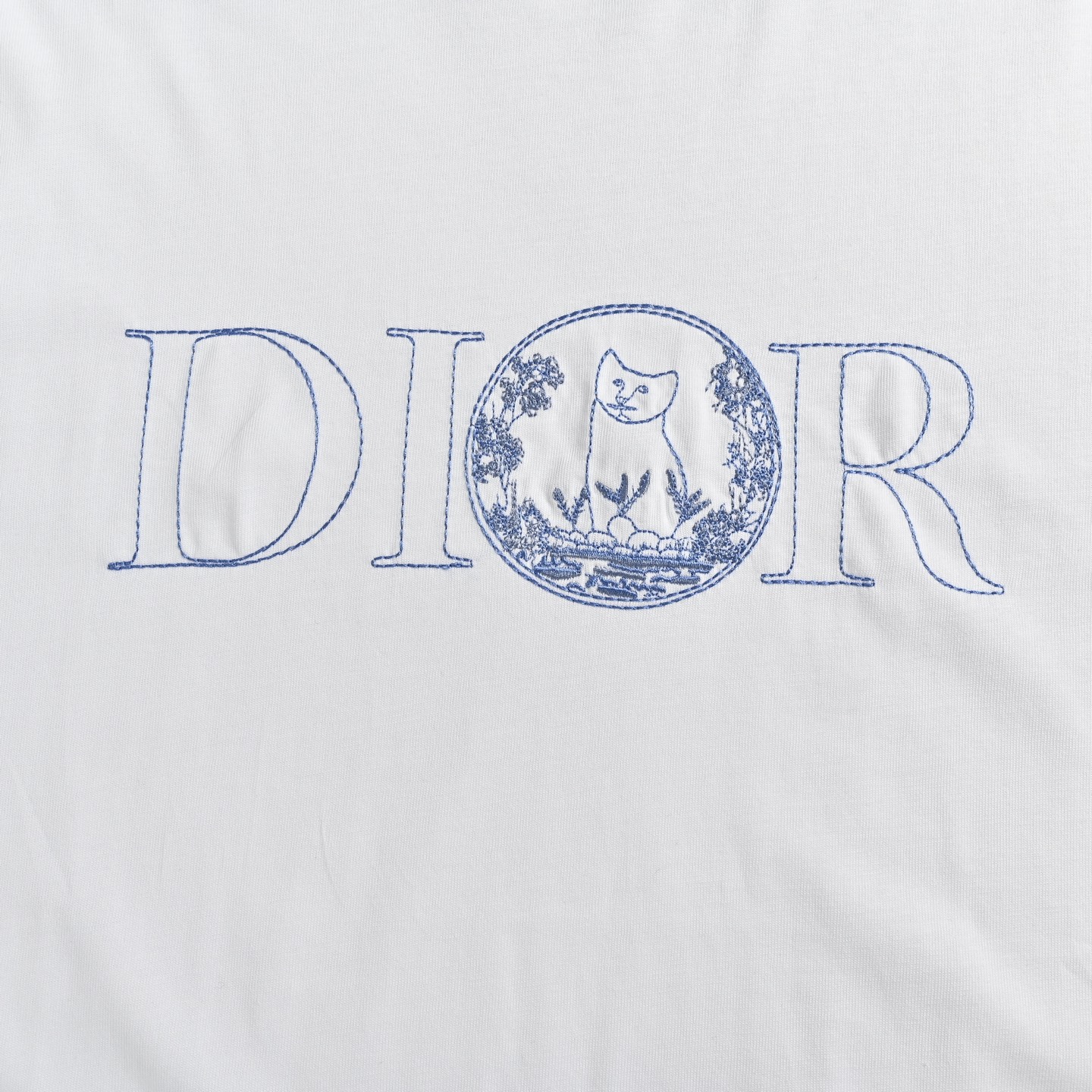 Dior/迪奥 25ss 猫咪刺绣短袖