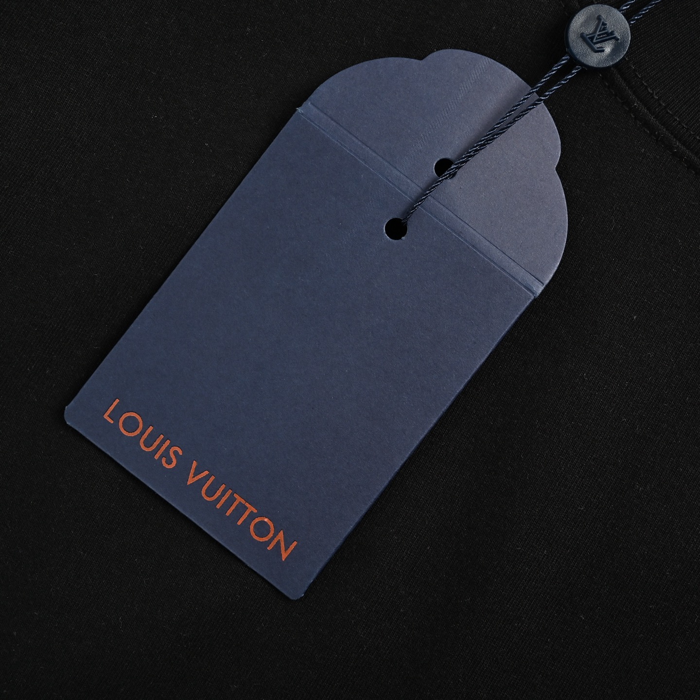 Louis Vuitton/路易威登 25ss 反转圆标刺绣logo短袖 黑色 白色