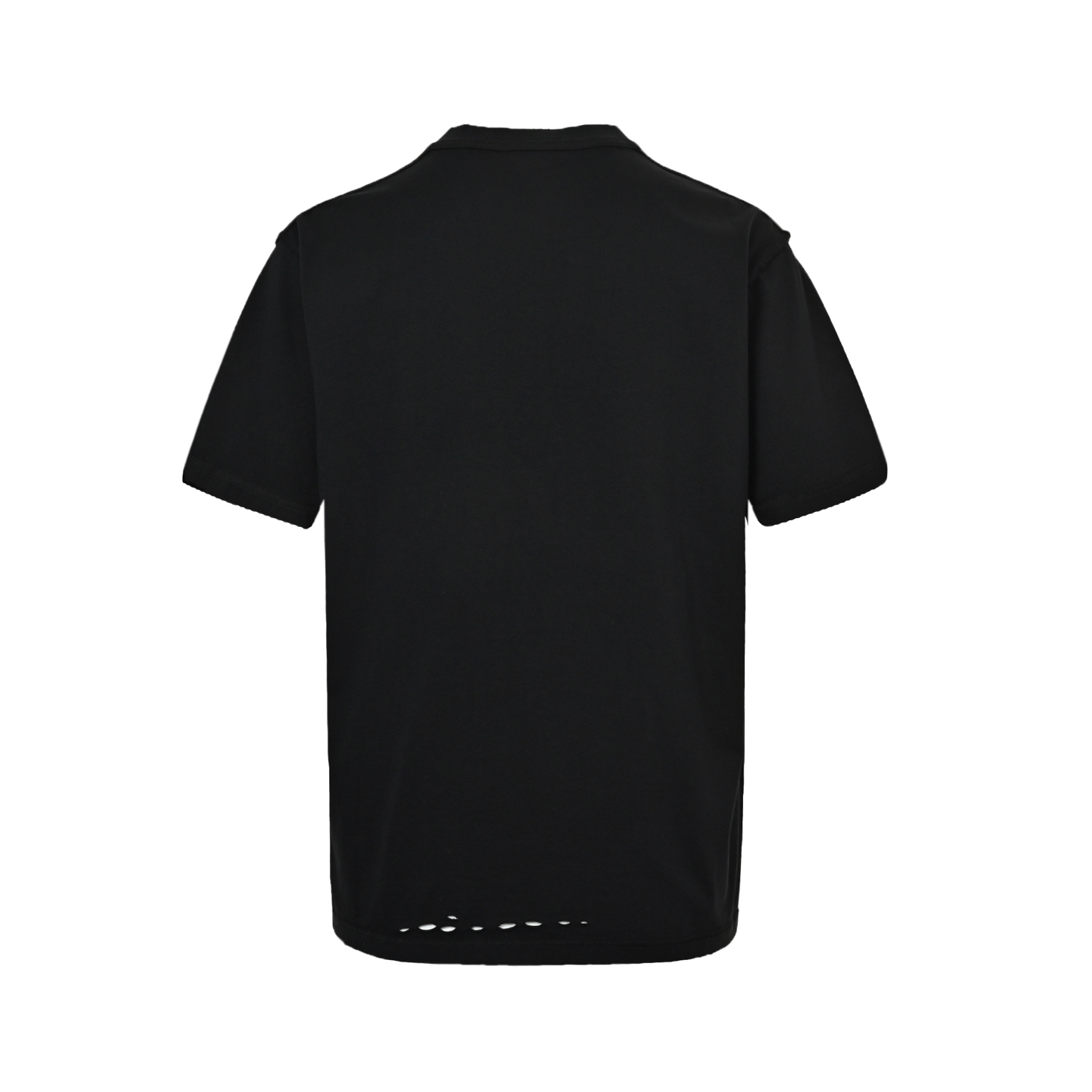 Balenciaga/巴黎世家 25ss 贴布字母反缝破洞短袖