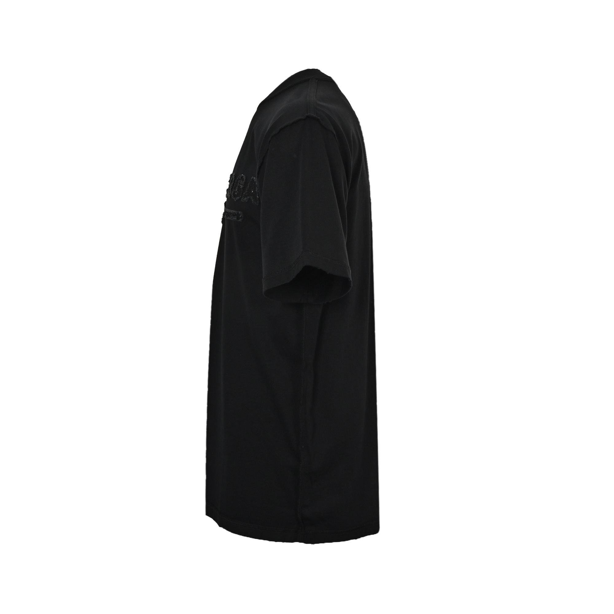 Balenciaga/巴黎世家 25ss 贴布字母反缝破洞短袖