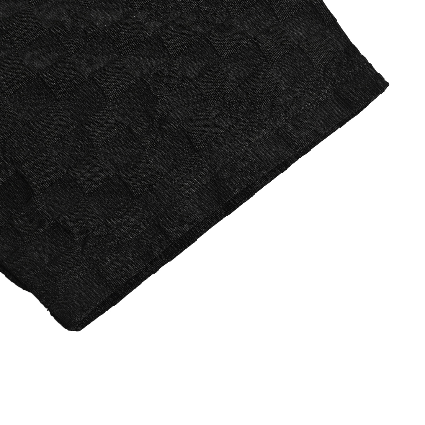 LouisVuitton/路易威登 LVlogo棋盘格提花短袖
