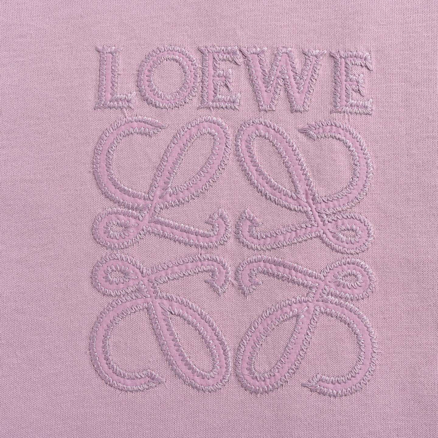 Loewe/罗意威 25ss 胸前刺绣徽标短袖 loewe 25蝴蝶结刺绣标识短袖