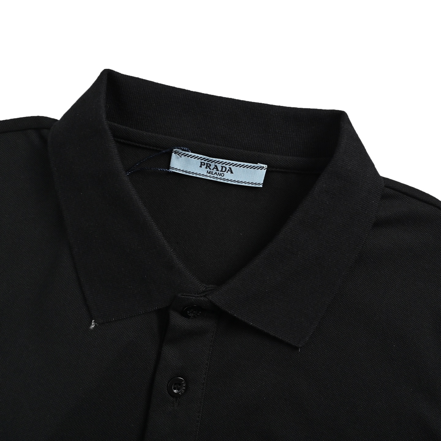 Prada/普拉达 25ss 暗纹刺绣小标Polo短袖