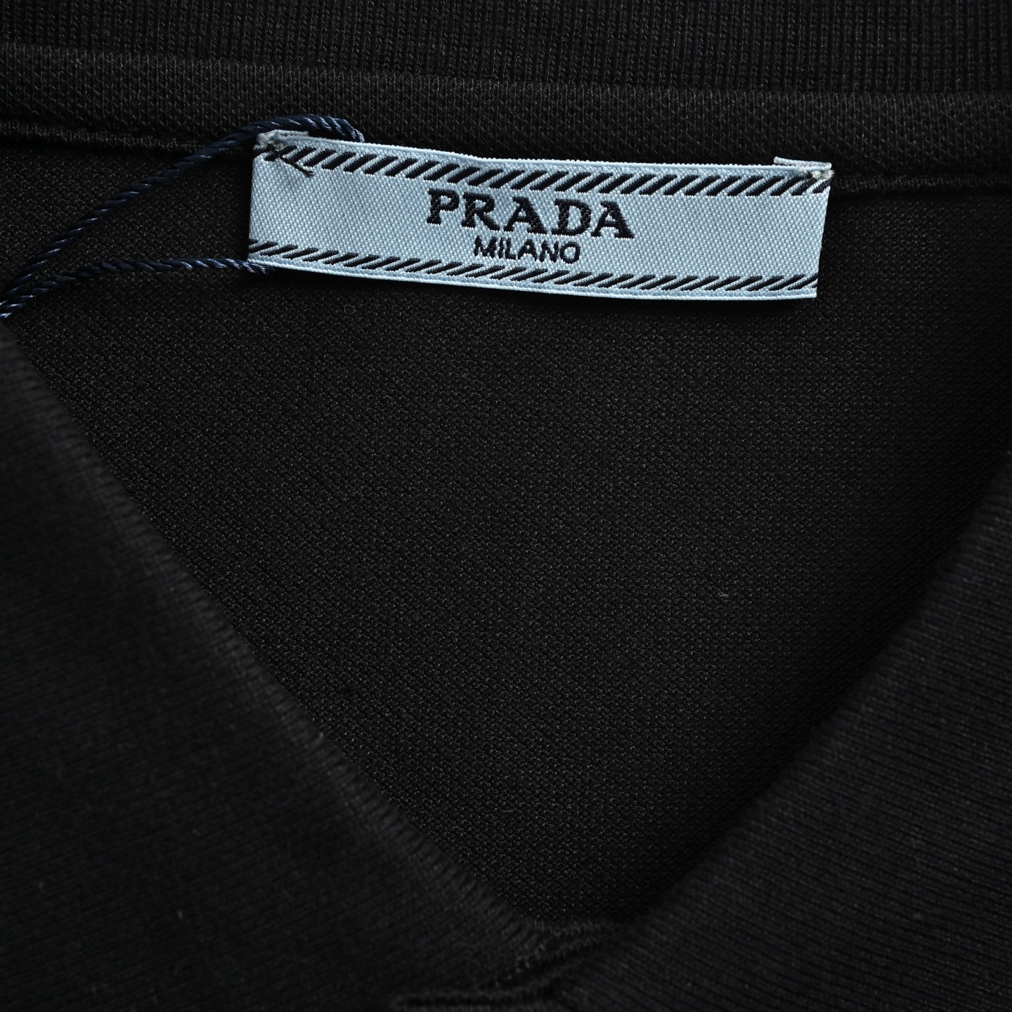 Prada/普拉达 25ss 暗纹刺绣小标Polo短袖
