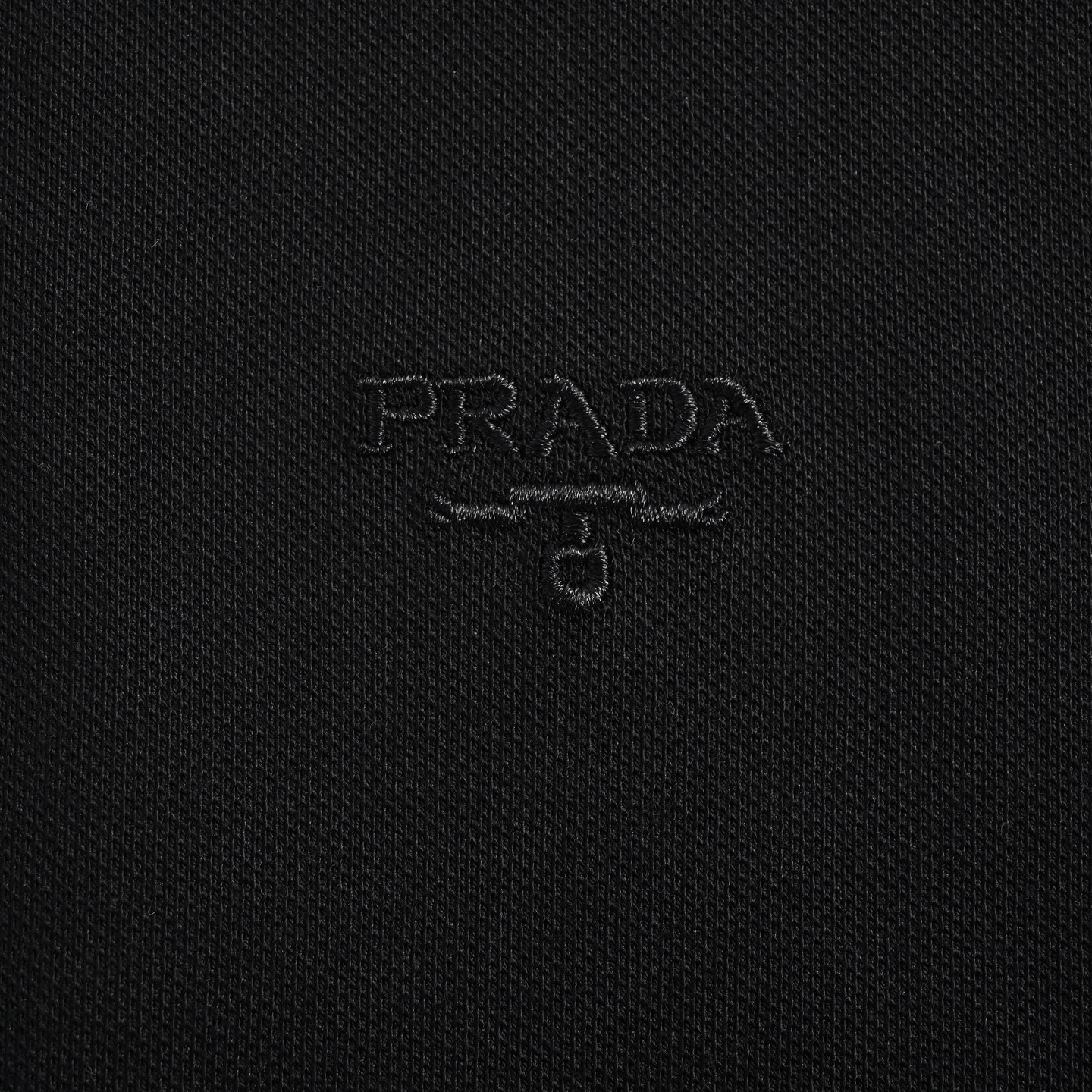 Prada/普拉达 25ss 暗纹刺绣小标Polo短袖