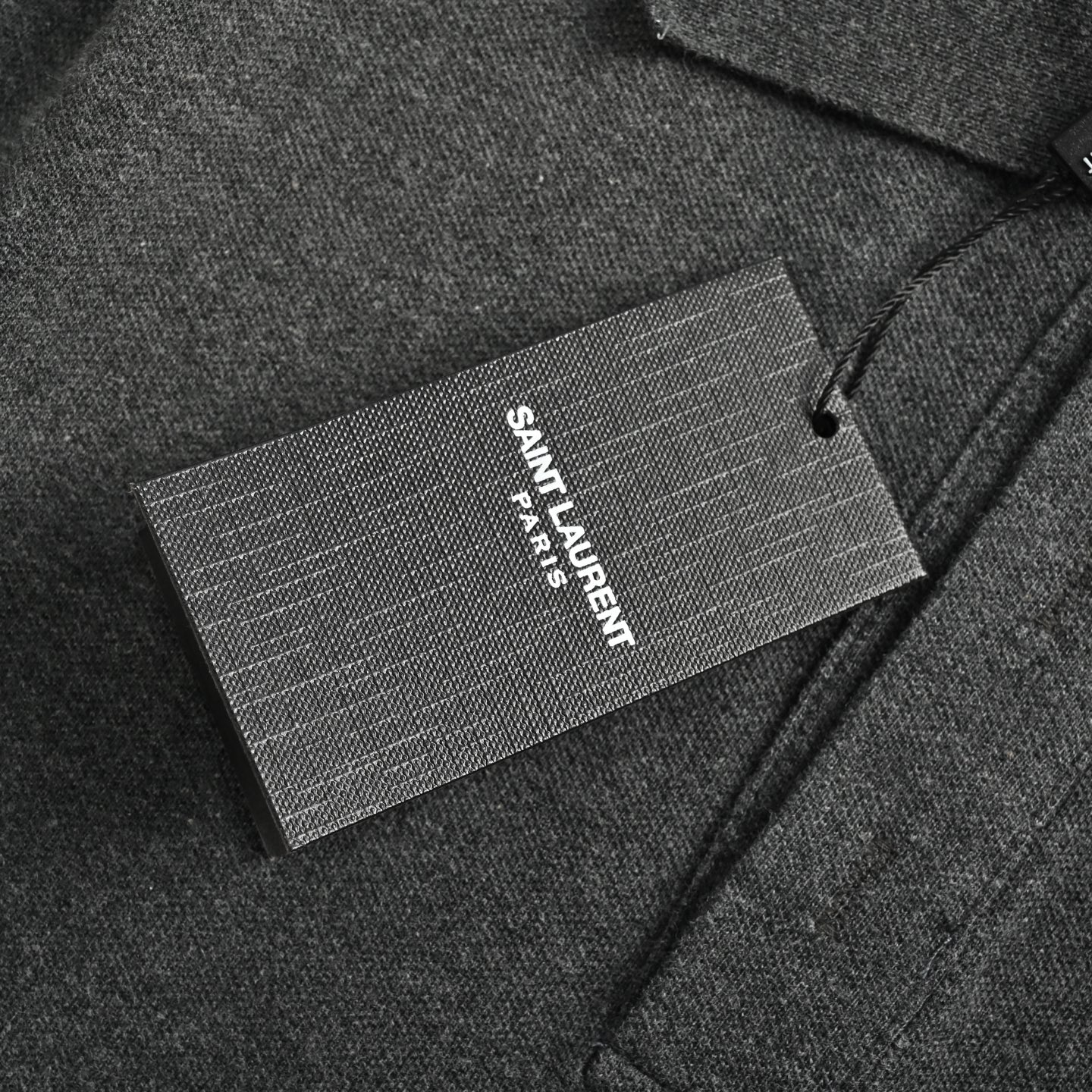 Saint Laurent/圣罗兰SLP胸口小标刺绣Polo短袖 原