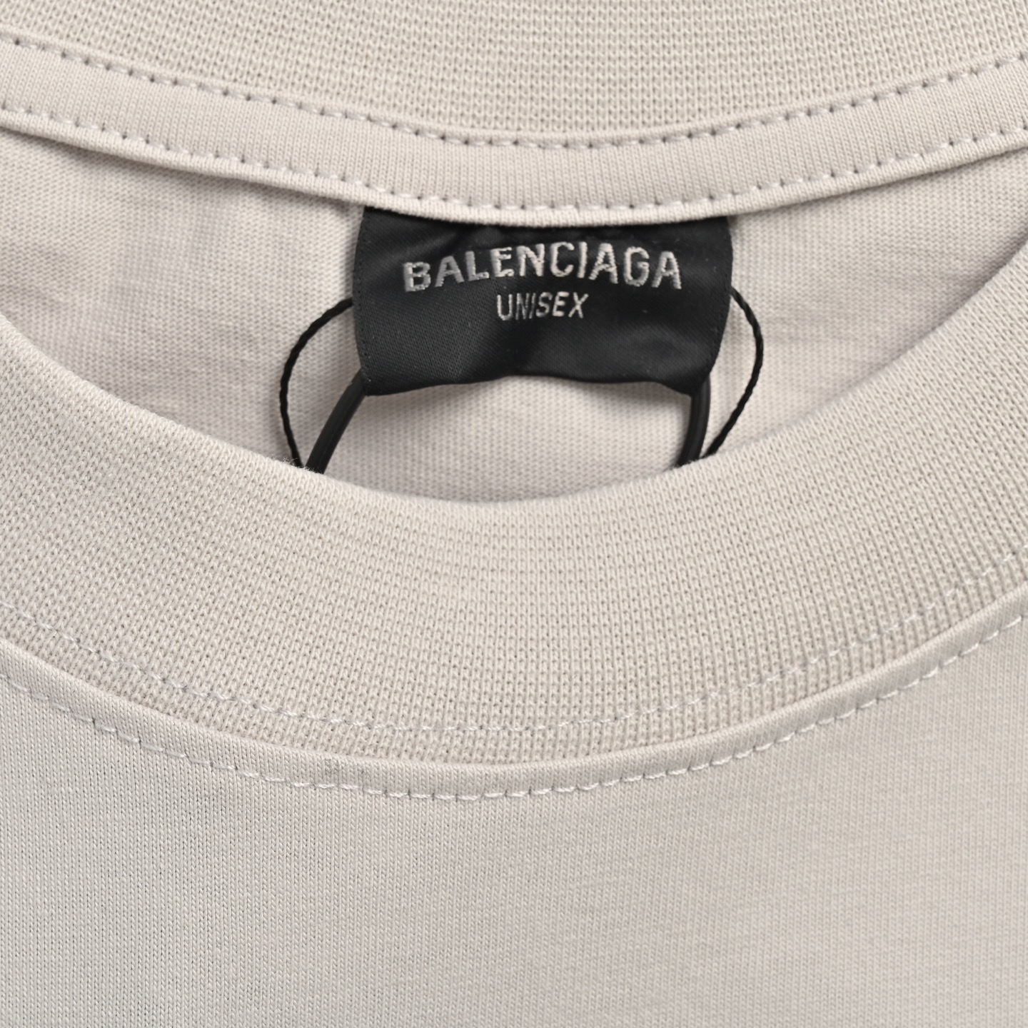 Balenciaga/巴黎世家 渐变标识字母圆领短袖