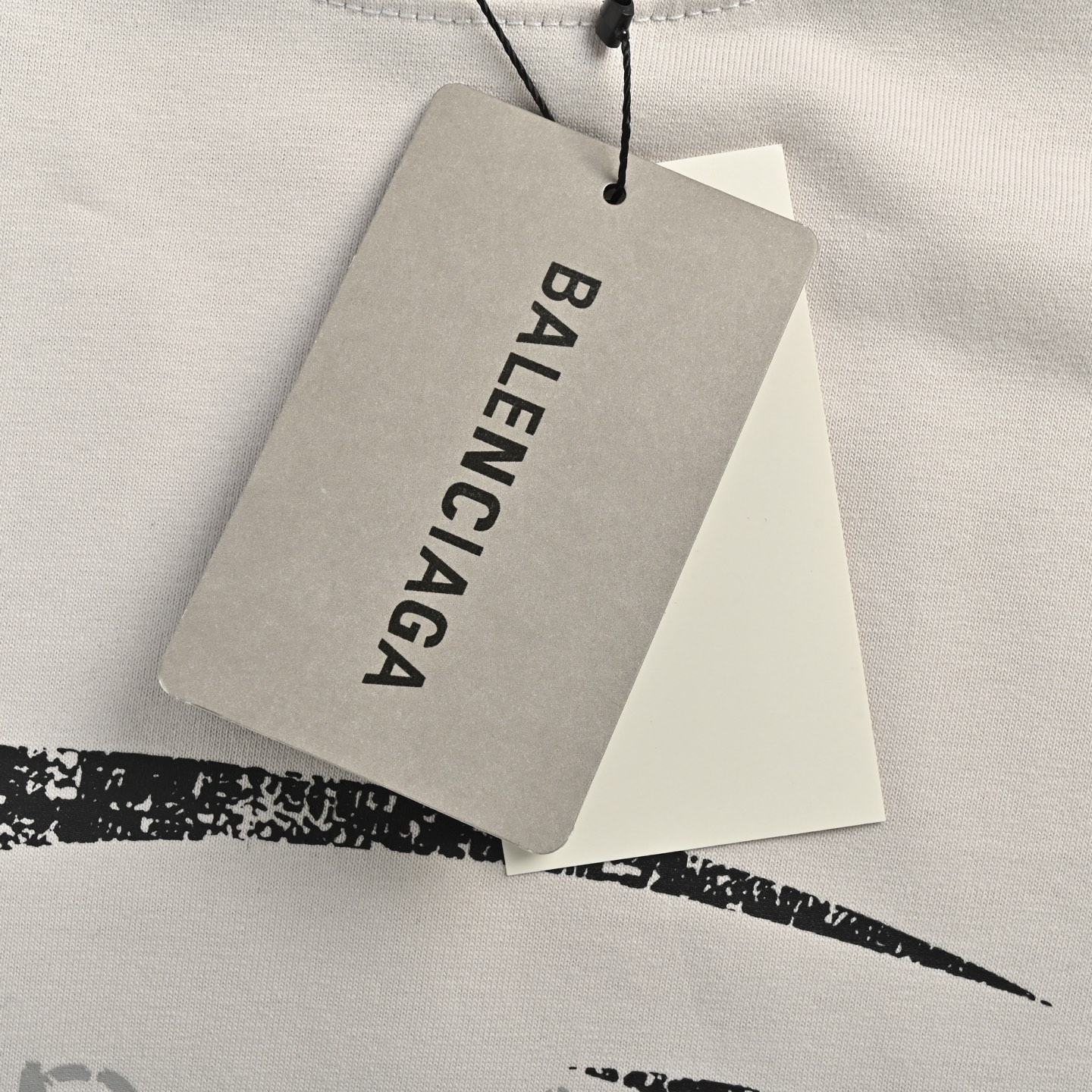 Balenciaga/巴黎世家 渐变标识字母圆领短袖