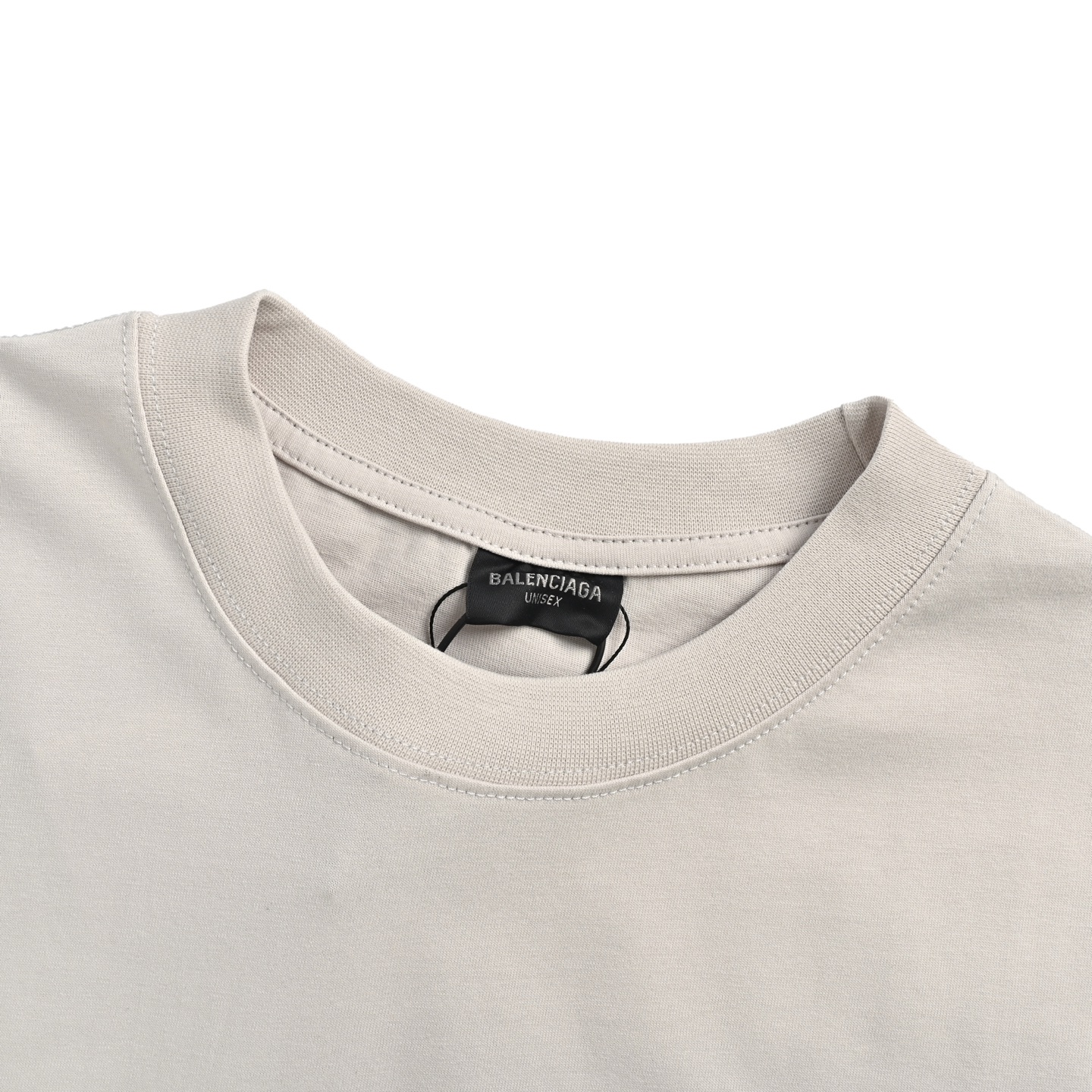 Balenciaga/巴黎世家 渐变标识字母圆领短袖