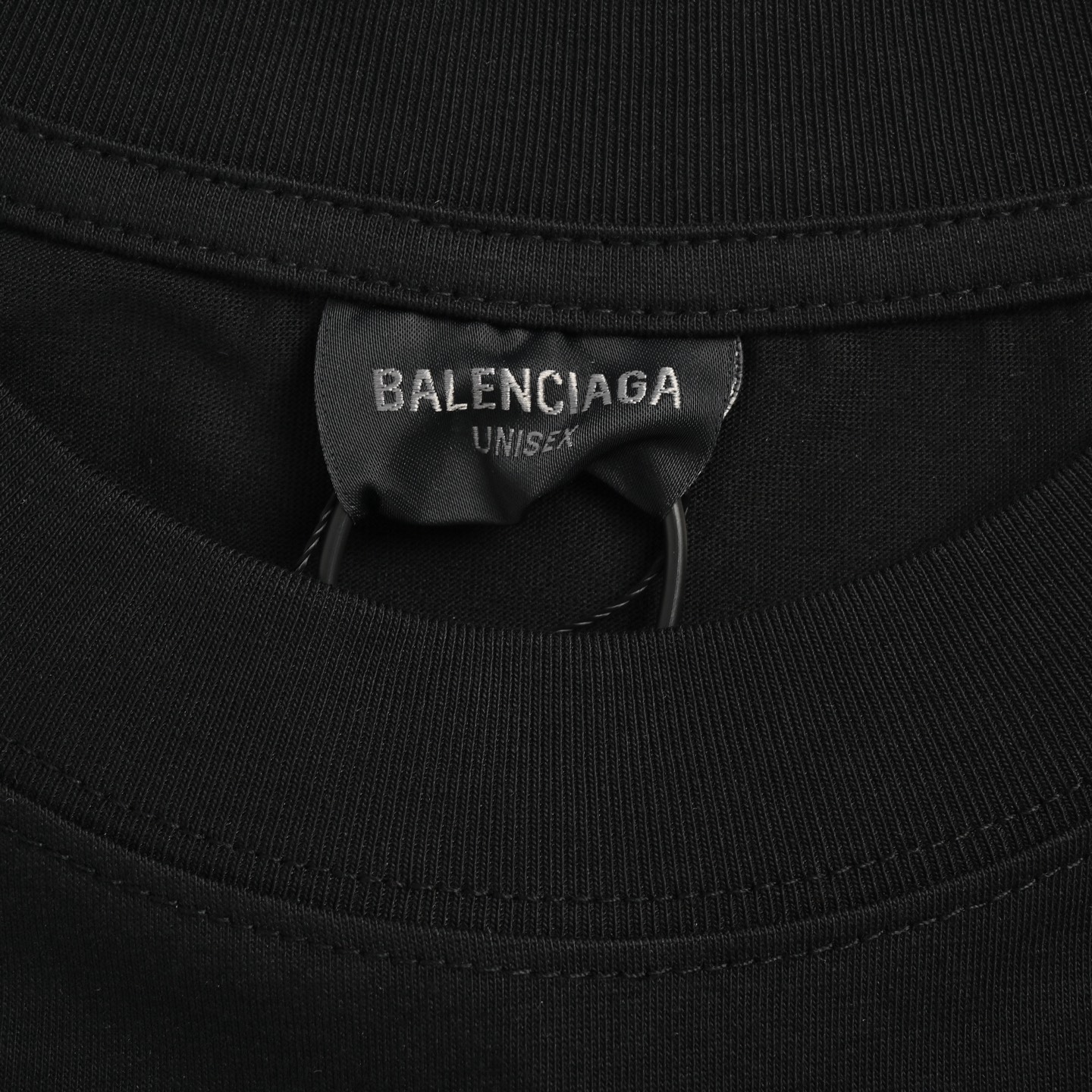 Balenciaga/巴黎世家 前后渐变标识字母圆领短袖