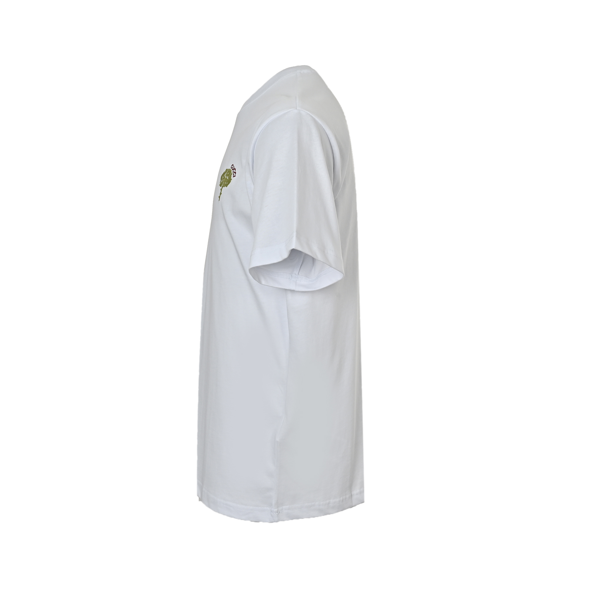 Gucci/古驰 25ss 胸口玫瑰花刺绣短袖