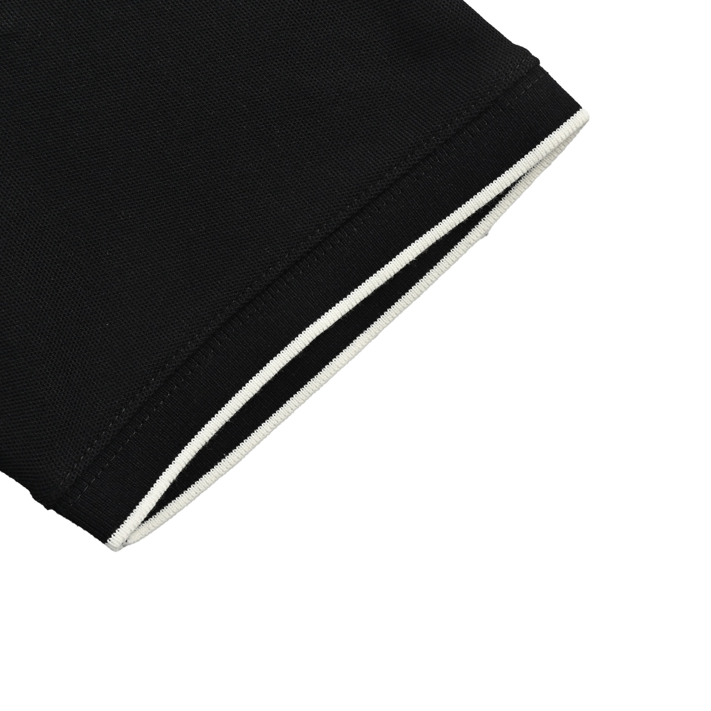 Prada/普拉达 25ss 门襟螺纹字母三角标刺绣Polo短袖 黑色 白色-Chinese UA Cheap High Quatity Brand Clothes Bags handbags Sneakers wholesale wholesaler seller from China Factory suppliers Fashion Clothing Shoes best Quality Beautiful Price Prada/普拉达 25ss 门襟螺纹字母三角标刺绣Polo短袖 黑色 白色