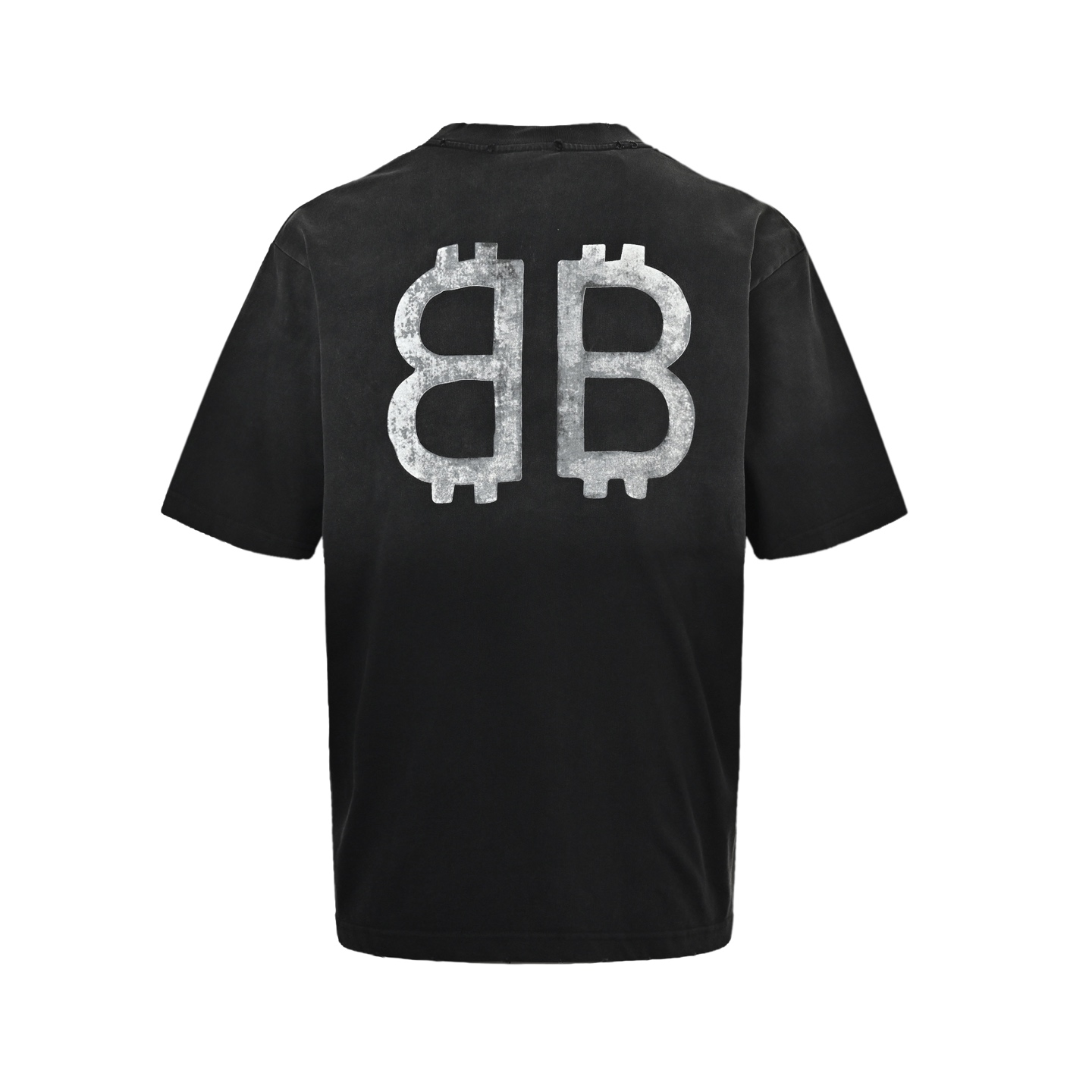 Balenciaga/巴黎世家 后背双B印花短袖