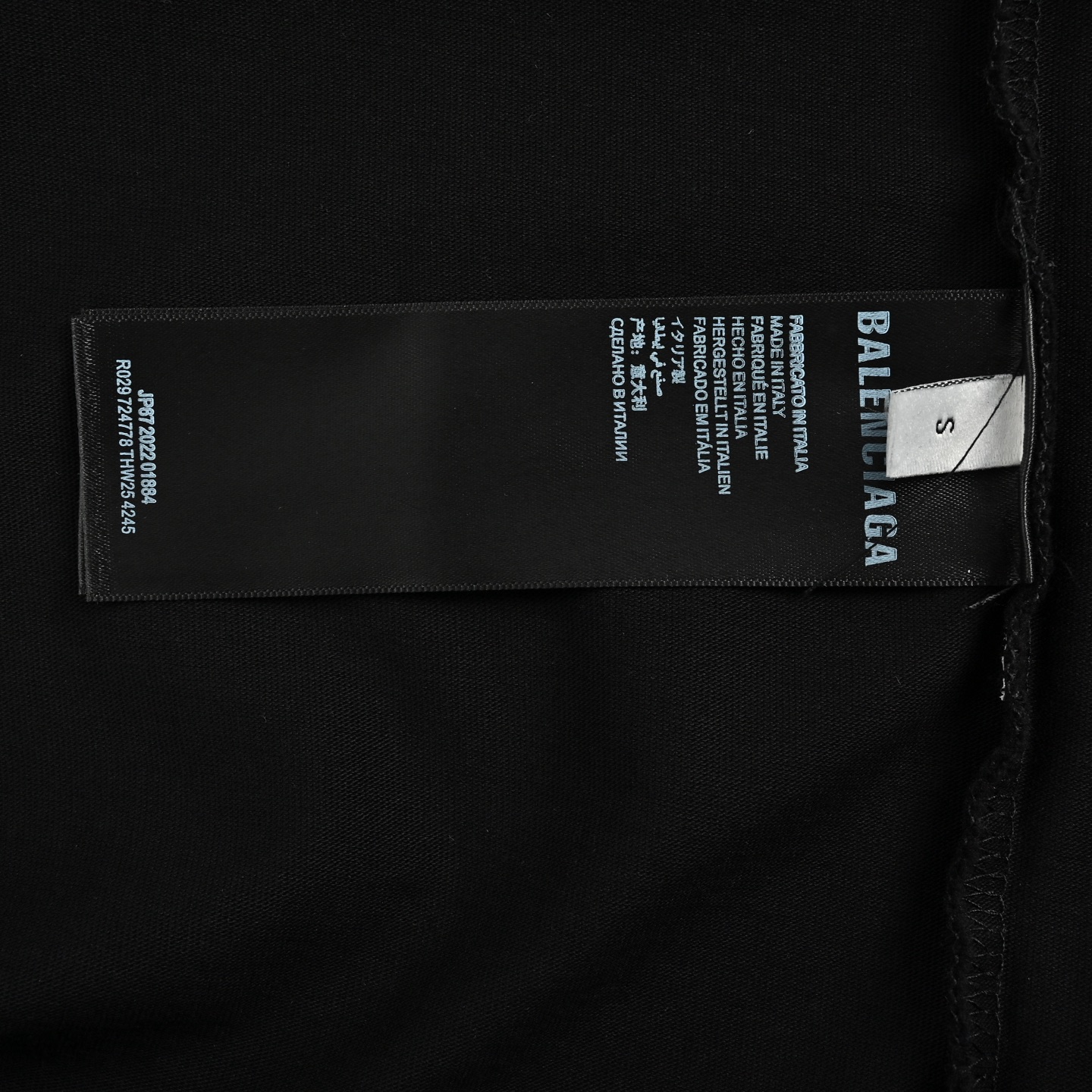 Balenciaga/巴黎世家 后背双B印花短袖