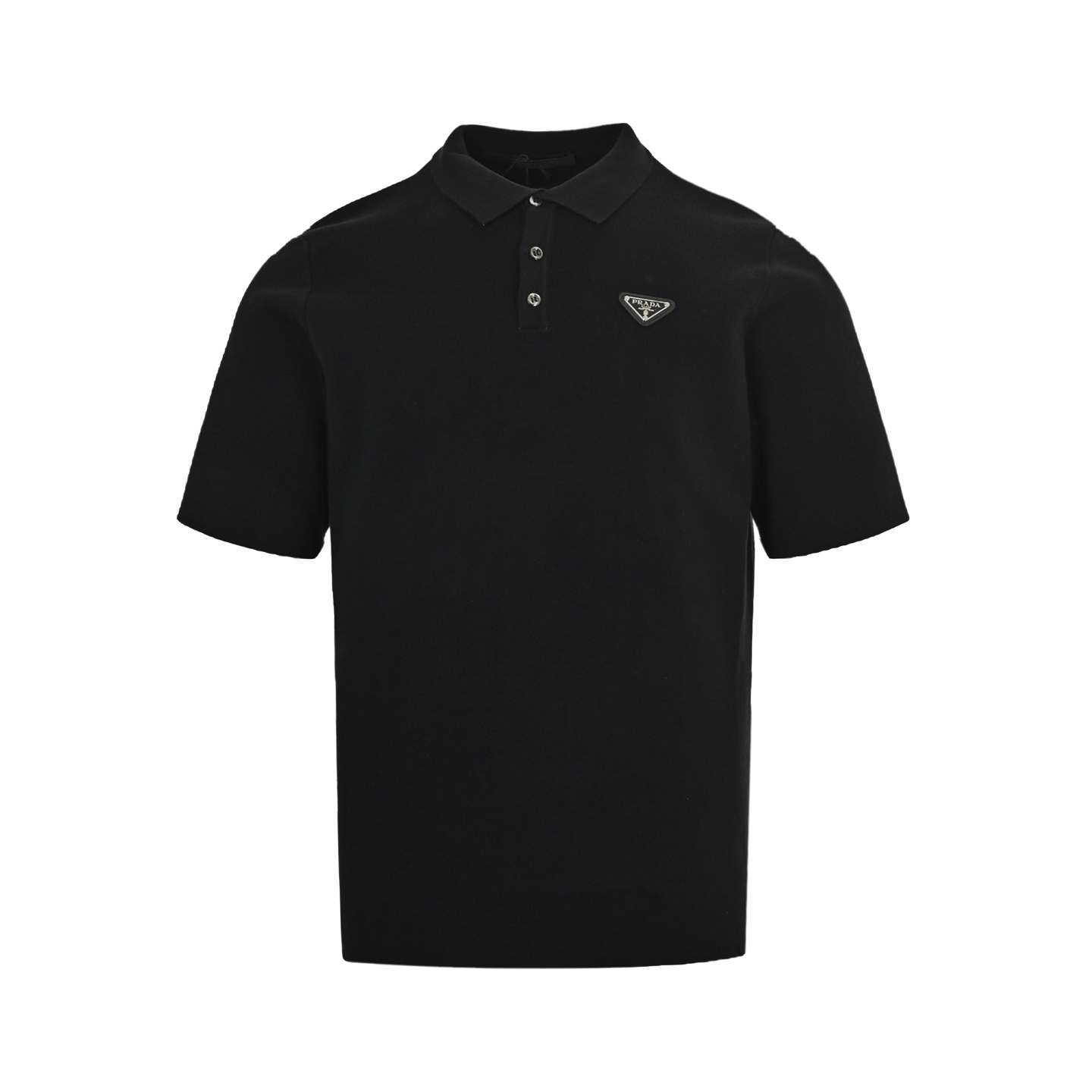 Prada/普拉达 三角标针织Polo短袖