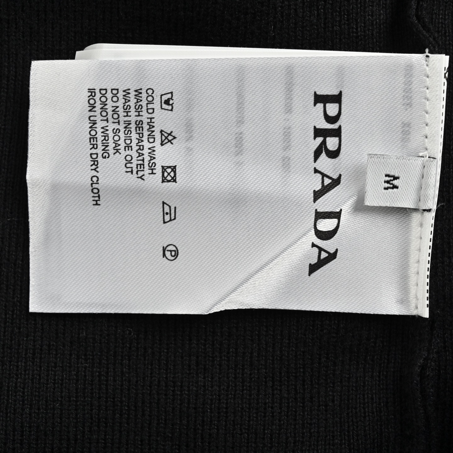 Prada/普拉达 三角标针织Polo短袖